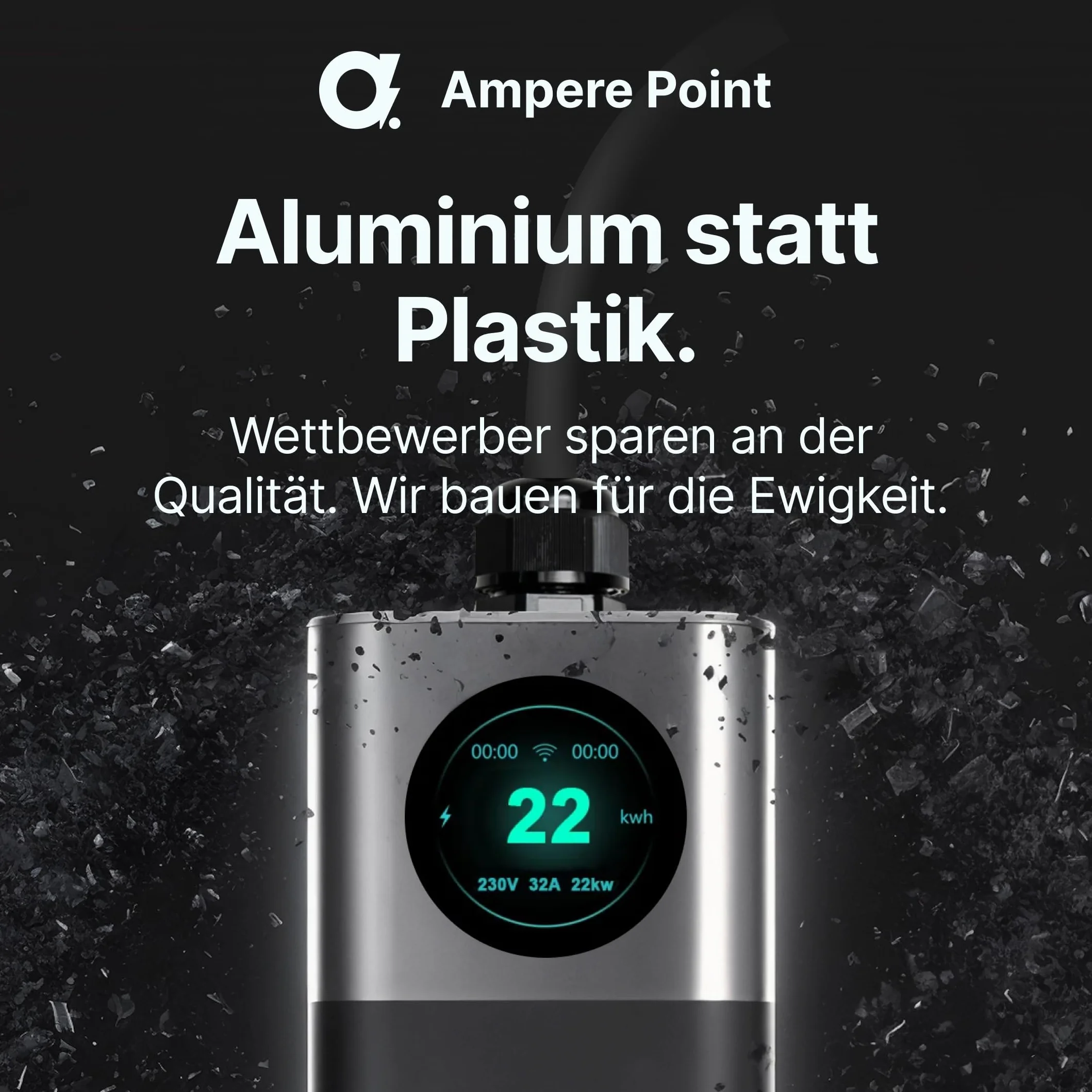 Przenośna Stacja Ładowania Samochodu Hybrydy Typ 2 Ampere Point 32A Q 22Kw