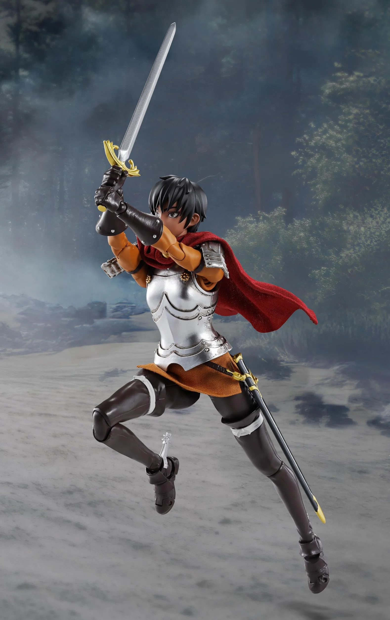 TAMASHII NATIONS S.H. Figuarts Berserk Caska (grupa jastrzębia), ok. 145 mm, PCW, ABS, tkanina, wstępnie pomalowana figurka