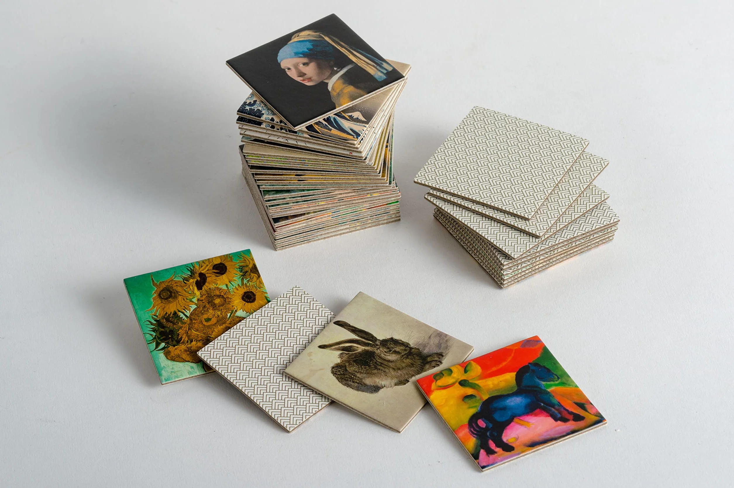 Meisterwerke der Kunst: Memo-Spiel mit 40 Spielkarten im Spielkarton