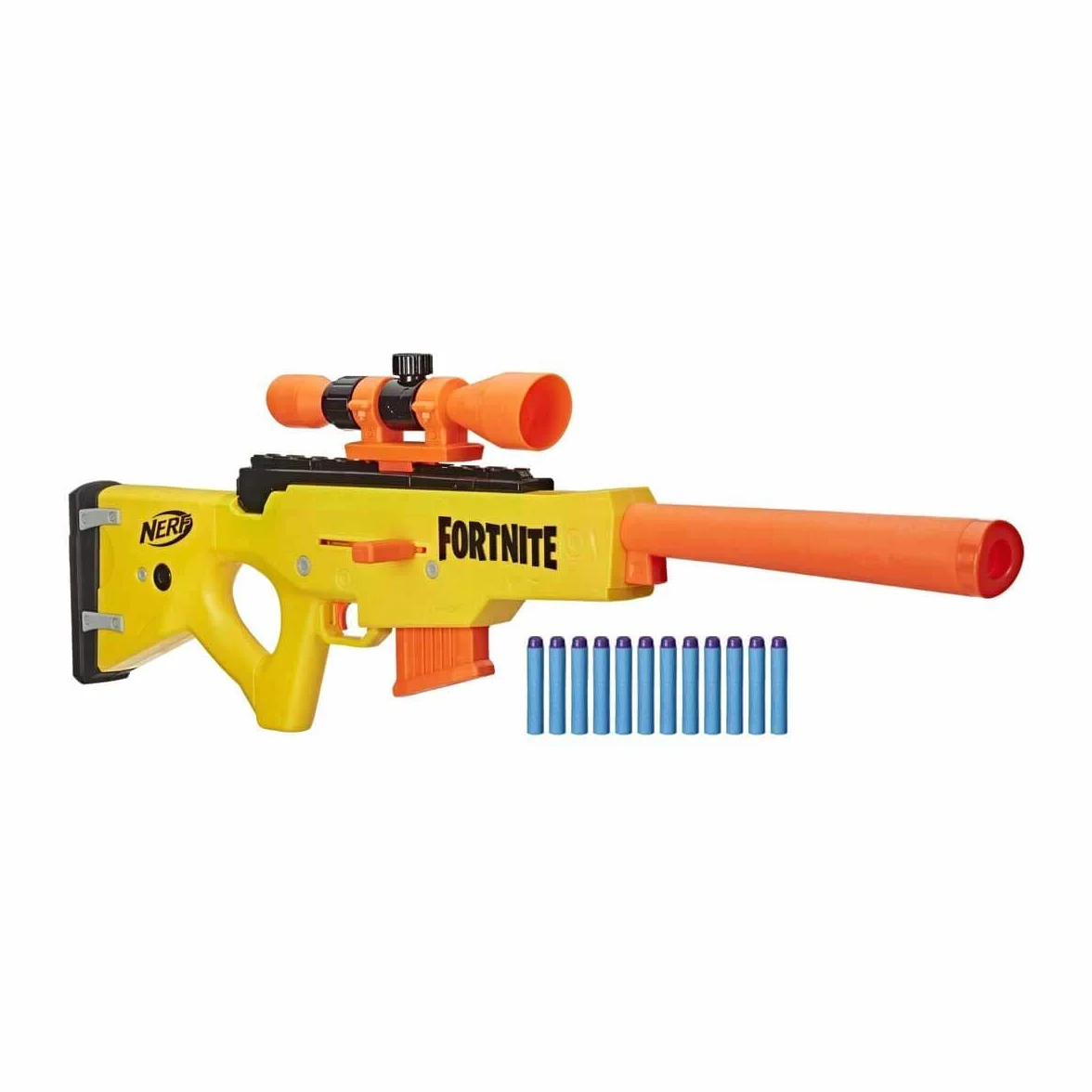Hasbro Fortnite Basr-L Wyrzutnia Strzałek, Żółty/Pomarańczowy, Od 8 lat