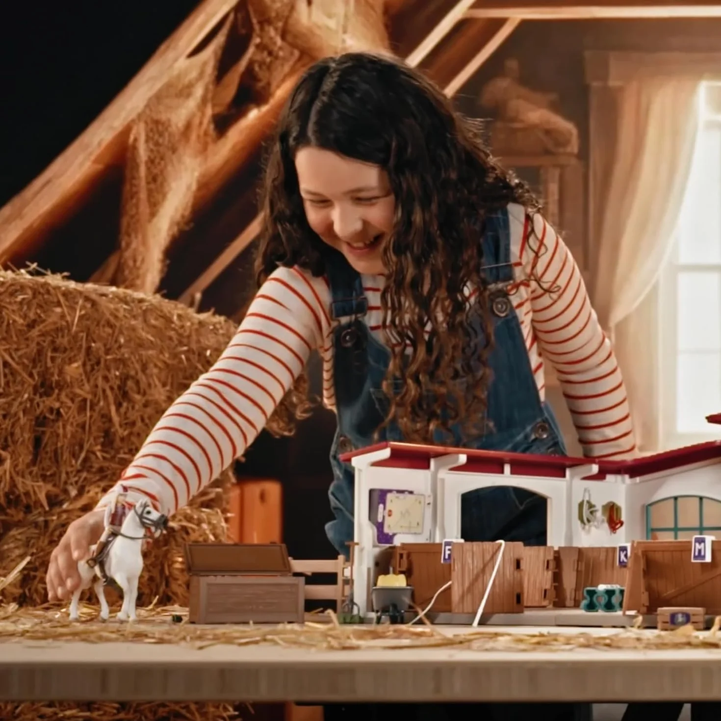 schleich HORSE CLUB | Arena Jeździecka Peppertree 42639 | z przeszkodami, padokiem i akcesoriami | prezent dla dziewczynek i chłopców | konie zabawki od 5 lat | zestaw 179 elementów