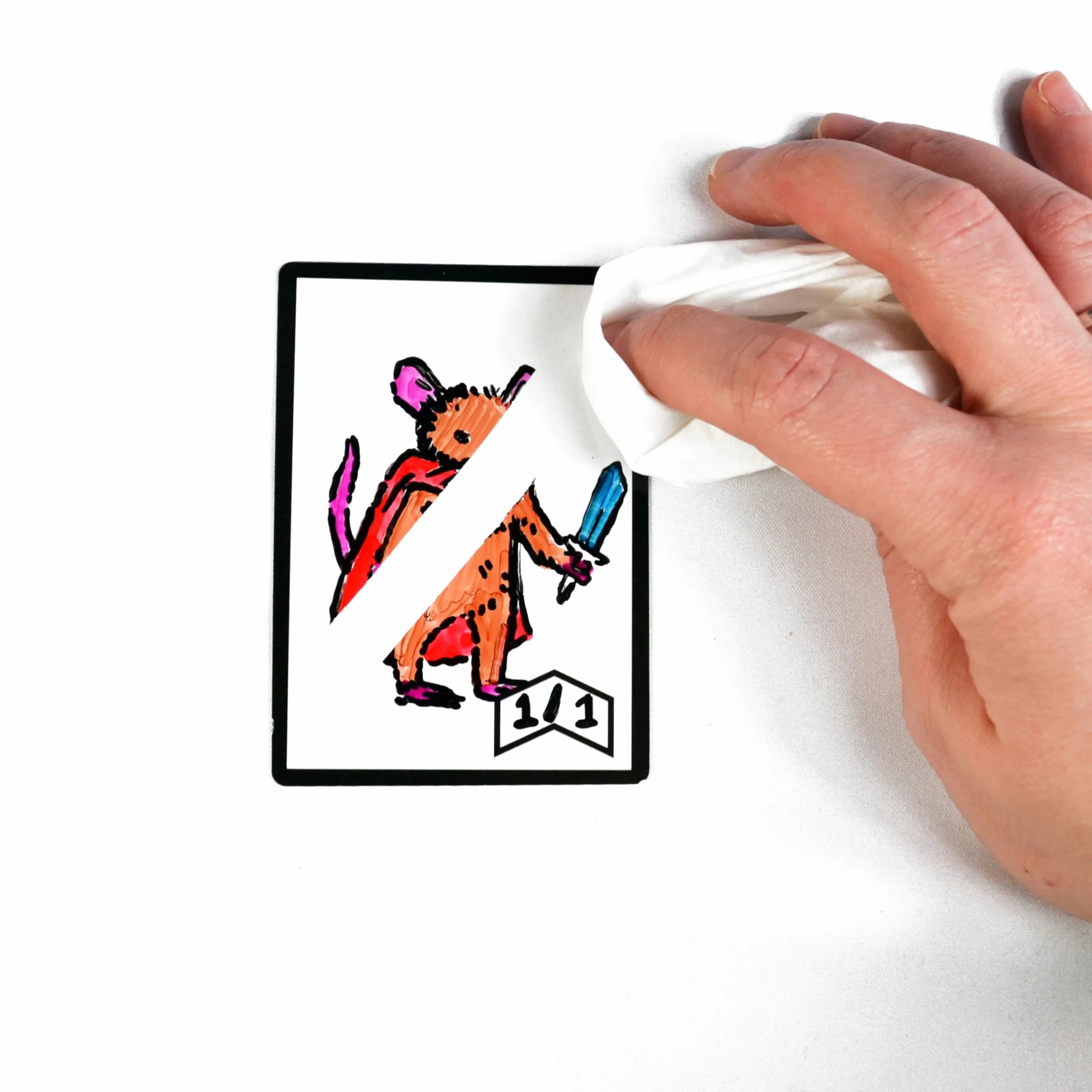 Apostrophe Games Dry Erase MTG Tokens Zestaw 40 kart-wielokrotnego użytku Proxy/tokeny do handlowych gier karcianych,