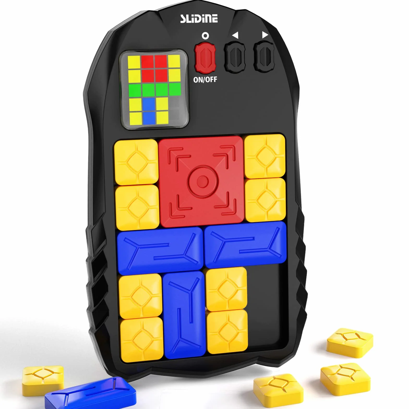 TEMI Puzzle Slide, ponad 500 poziomów, super slajdowe, łamigłówki, zabawka podróżna, konsola do gier, zabawka edukacyjna STEM, prezent dla dzieci, nastolatków, dorosłych