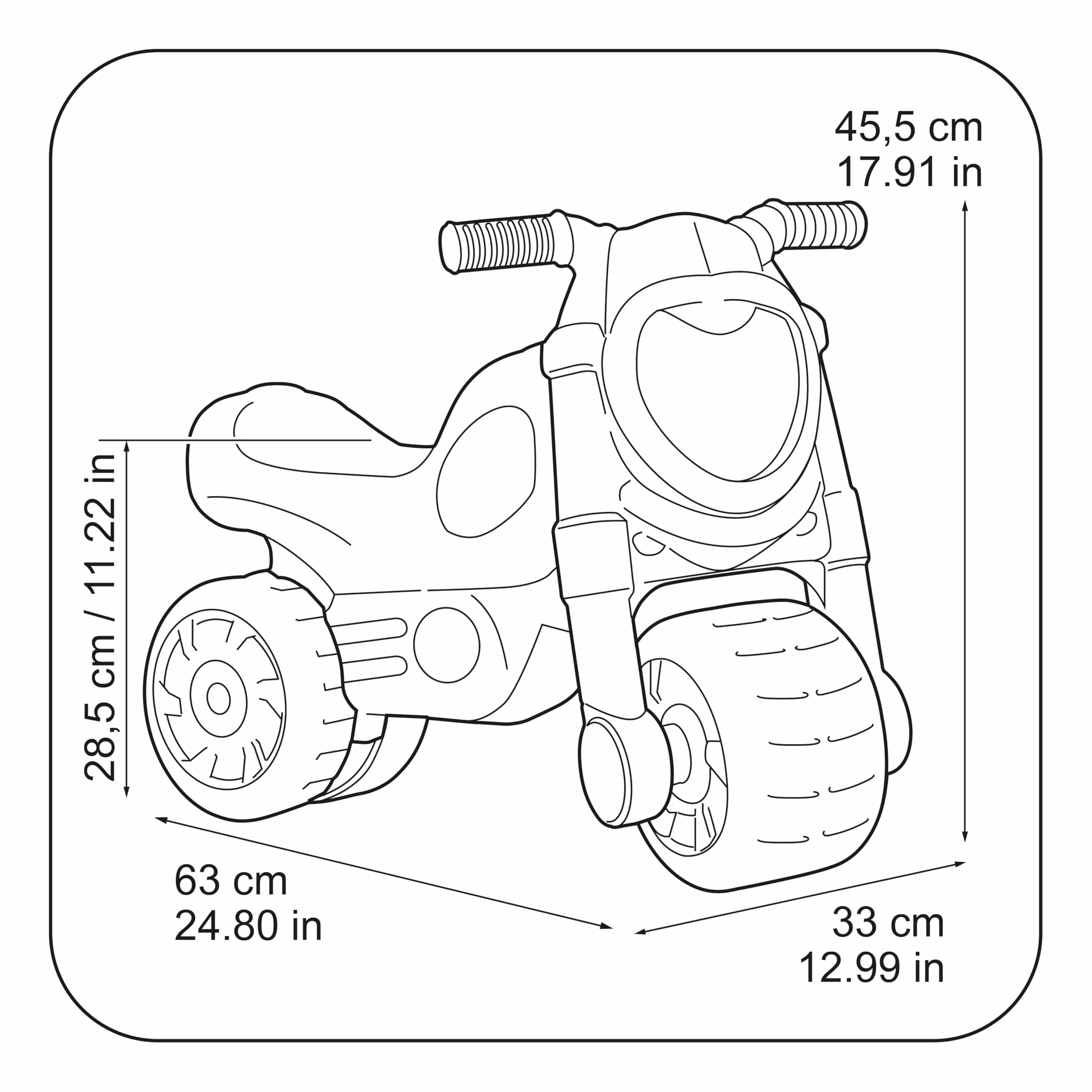 FEBER Famosa (FED30000) na co dzień, waga motocyklowa z konstrukcją, która zapewnia relaks, stabilność i bezpieczeństwo, rozwój dla dzieci w wieku od 18 miesięcy do 3 lat