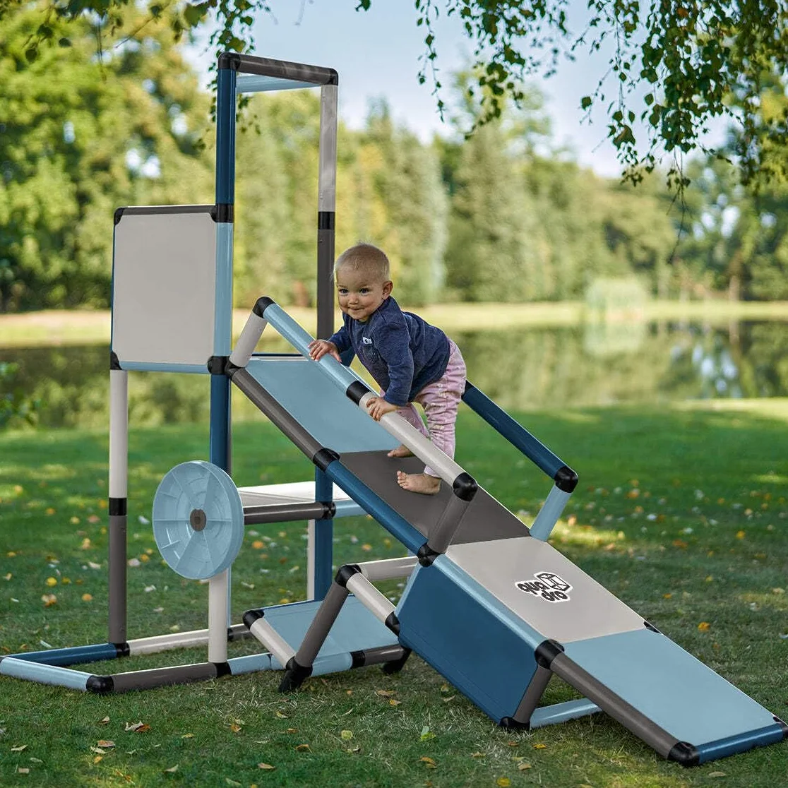 Quadro Evolution Home zestaw modułowy do wspinaczki dla niemowląt i dzieci, 36 modeli, od 6 miesięcy, do użytku wewnątrz i na zewnątrz, certyfikat TÜV, miętowy