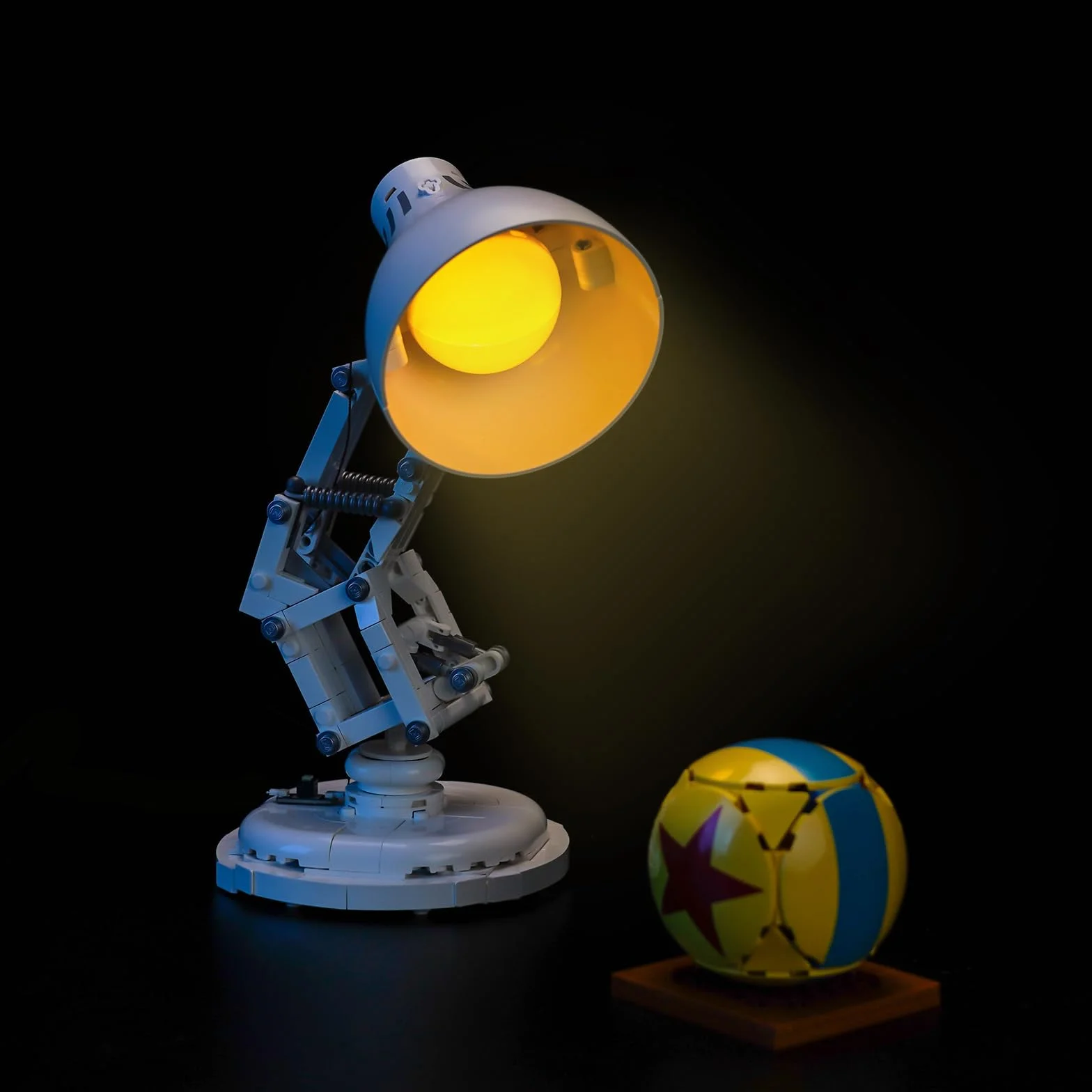 Zestaw oświetlenia LED kompatybilny z Lego Ideas D isney P ixar Luxo Jr. 21357 (nie model), zestaw oświetleniowy kompatybilny z Lego Ideas, D'isney P ixar Luxo Jr. kreatywna zabawka