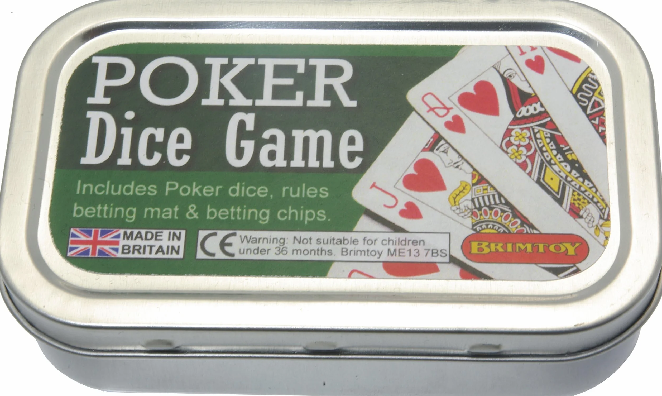 Brimtoy Pocket/Travel Poker Gra w kości