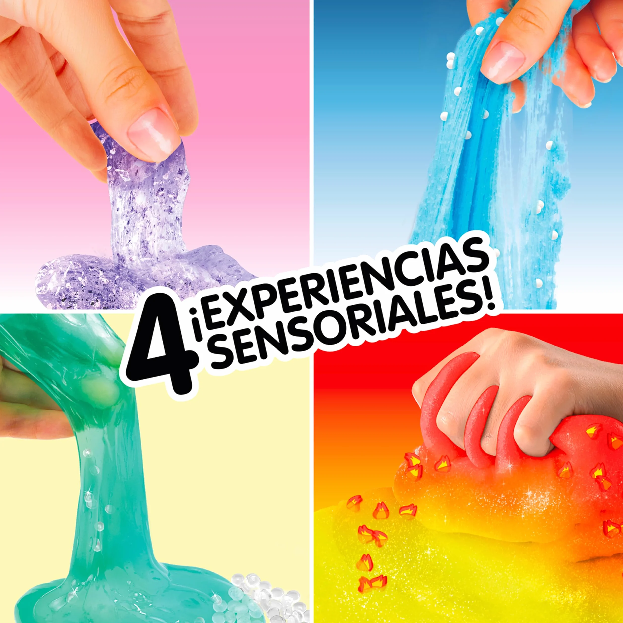 Canal Toys - So Slime DIY - Xtra Sensation Multipack - z 4 doznaniami i dekoracjami - SSC 308