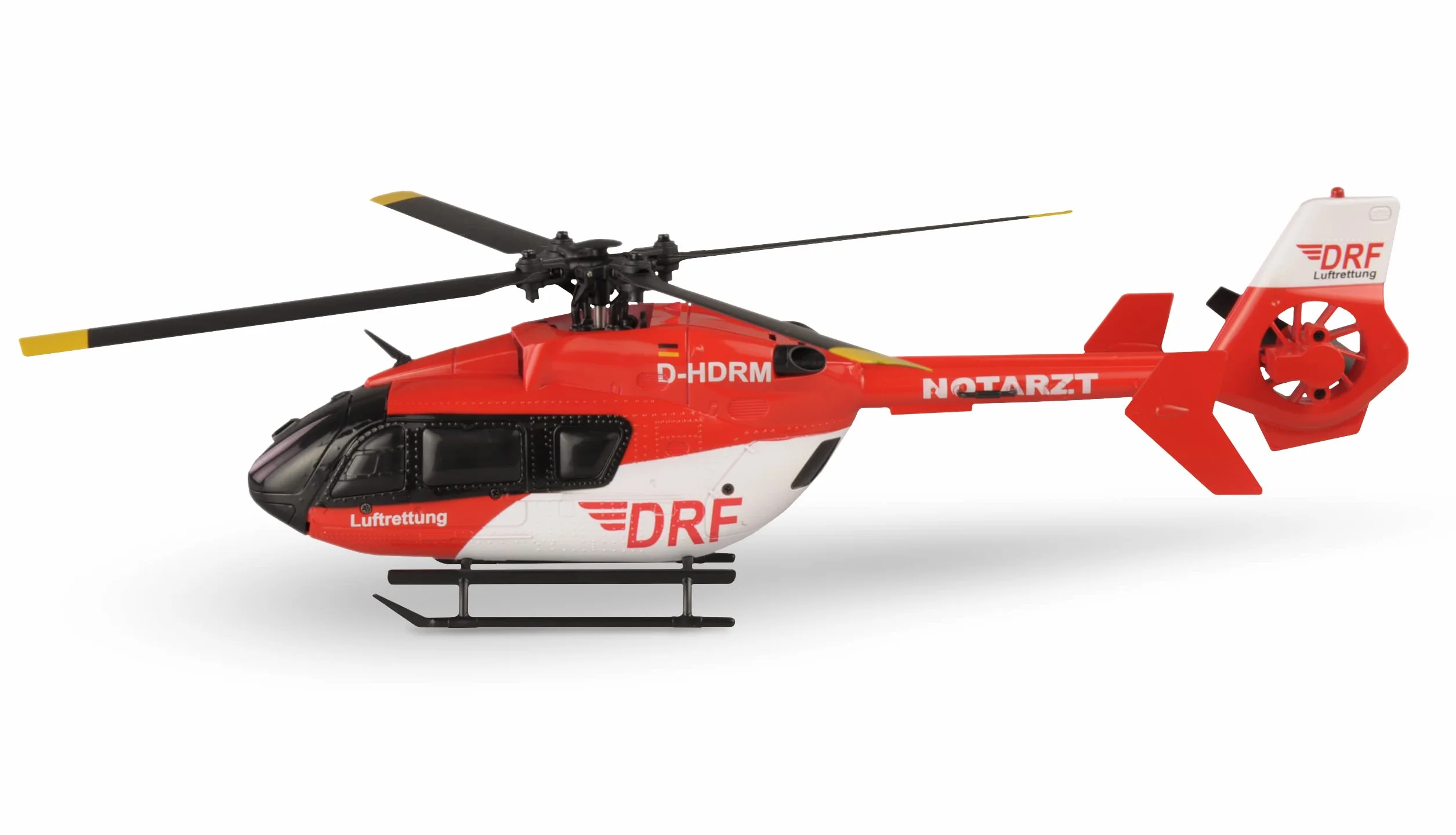Amewi 25327 AFX-135 DRF 4-kanałowy helikopter 6G 2,4 GHz RTF, czerwony/biały