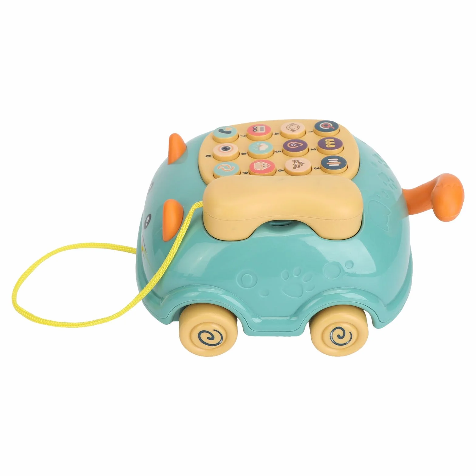 Sorandy Zabawka Telefoniczna dla Niemowląt, 12 Klawiszy Baby Piano Music Light Toy, Symulowana Muzyka Edukacyjna Wczesna Nauka dla Chłopców i Dziewcząt Early Education (18 m+)