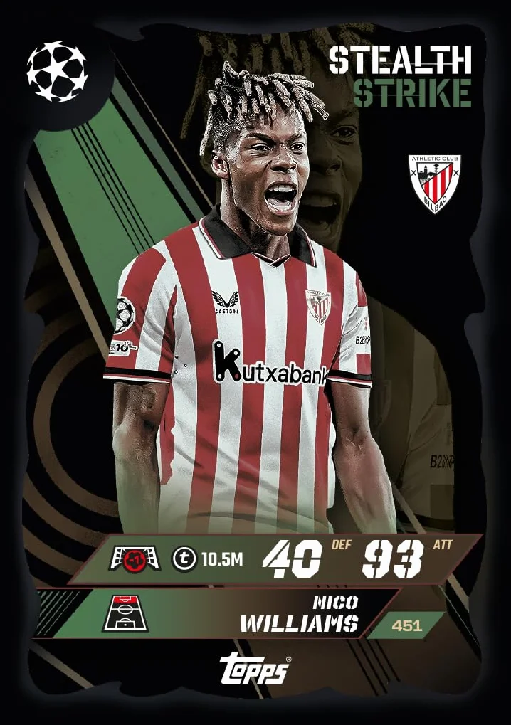 Eco Pack Match Cards Attax Ucl 25-26