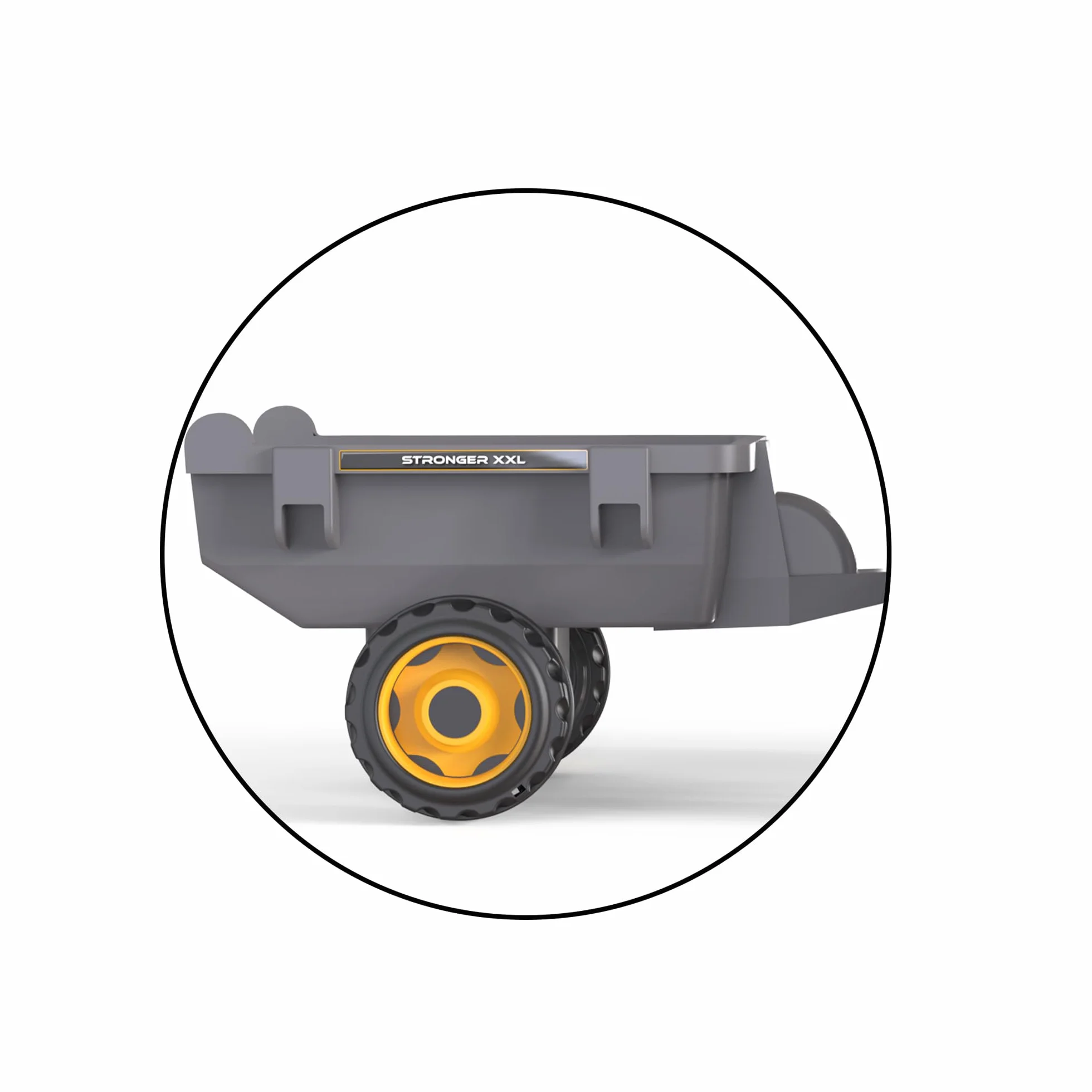 Smoby - Mocniejszy traktor XXL + przyczepa - Duży dziecięcy traktor na pedały - Regulowane siedzenie - Kierownica z klaksonem - Od 3 lat - Wyprodukowano we Francji