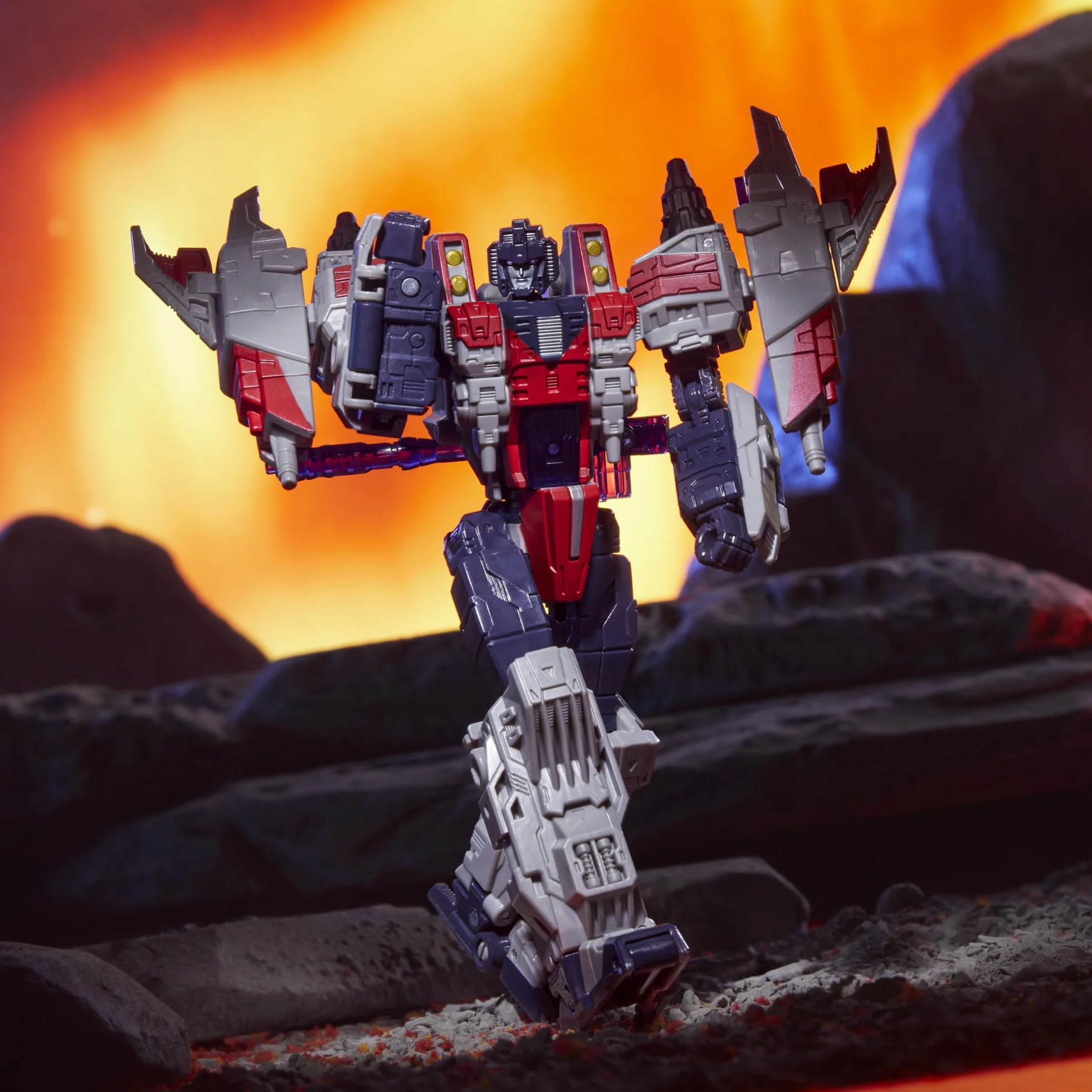 Transformers Legacy United Voyager, klasa Cybertron Universe Starscream, figurka akcji