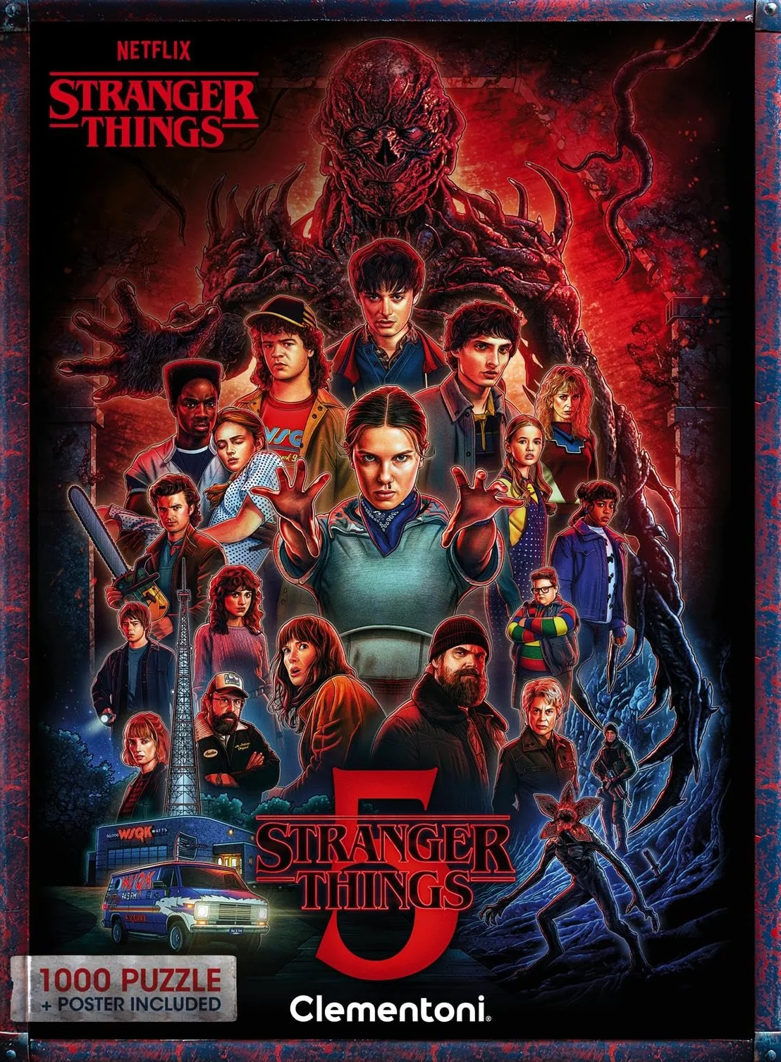 CLEMENTONI, PZL 1000 COMPACT STRANGER THINGS 5, 37096