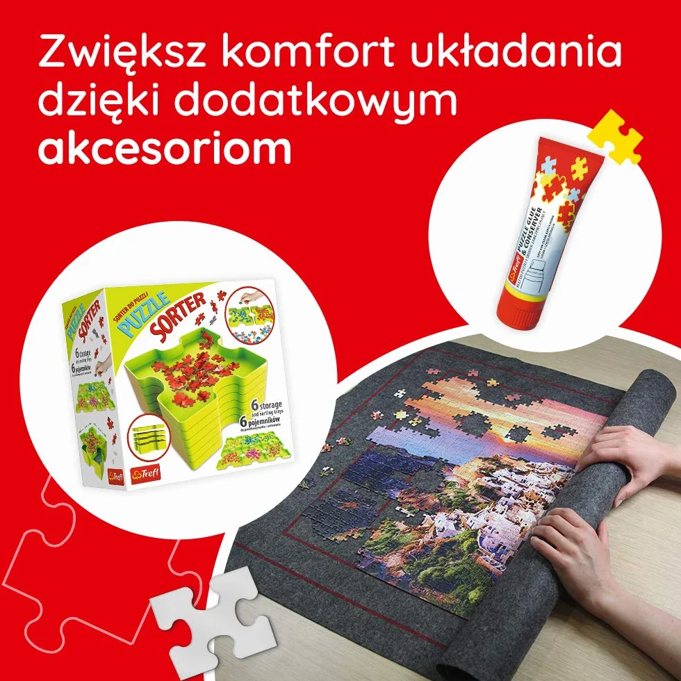 Trefl - Gustav Klimt, Dama z Wachlarzem - Puzzle 1000 Elementów - Układanka Art Collection, Puzzle ze Sztuką, dla Dorosłych i Dzieci od 14 lat