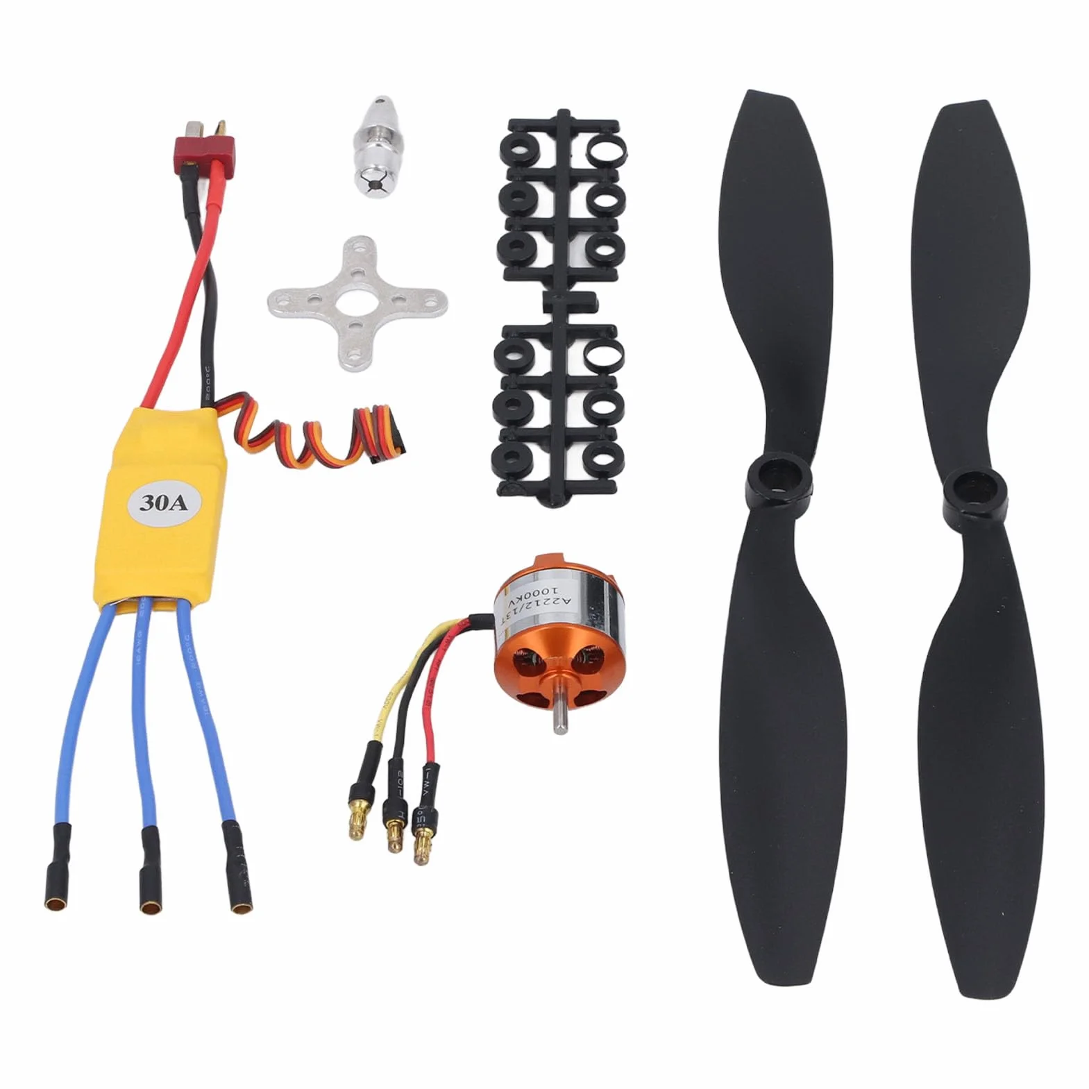 Ausla Bezszczotkowy Silnik RC 1000KV z 30A ESC, A2212 13T, Zestaw do Samolotu 550 RC