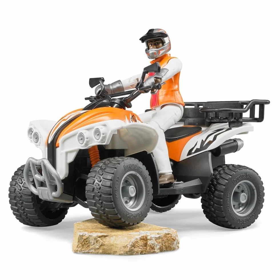 bruder 63000 - Quad z kierowcą, figurka, pojazd, pojazd terenowy