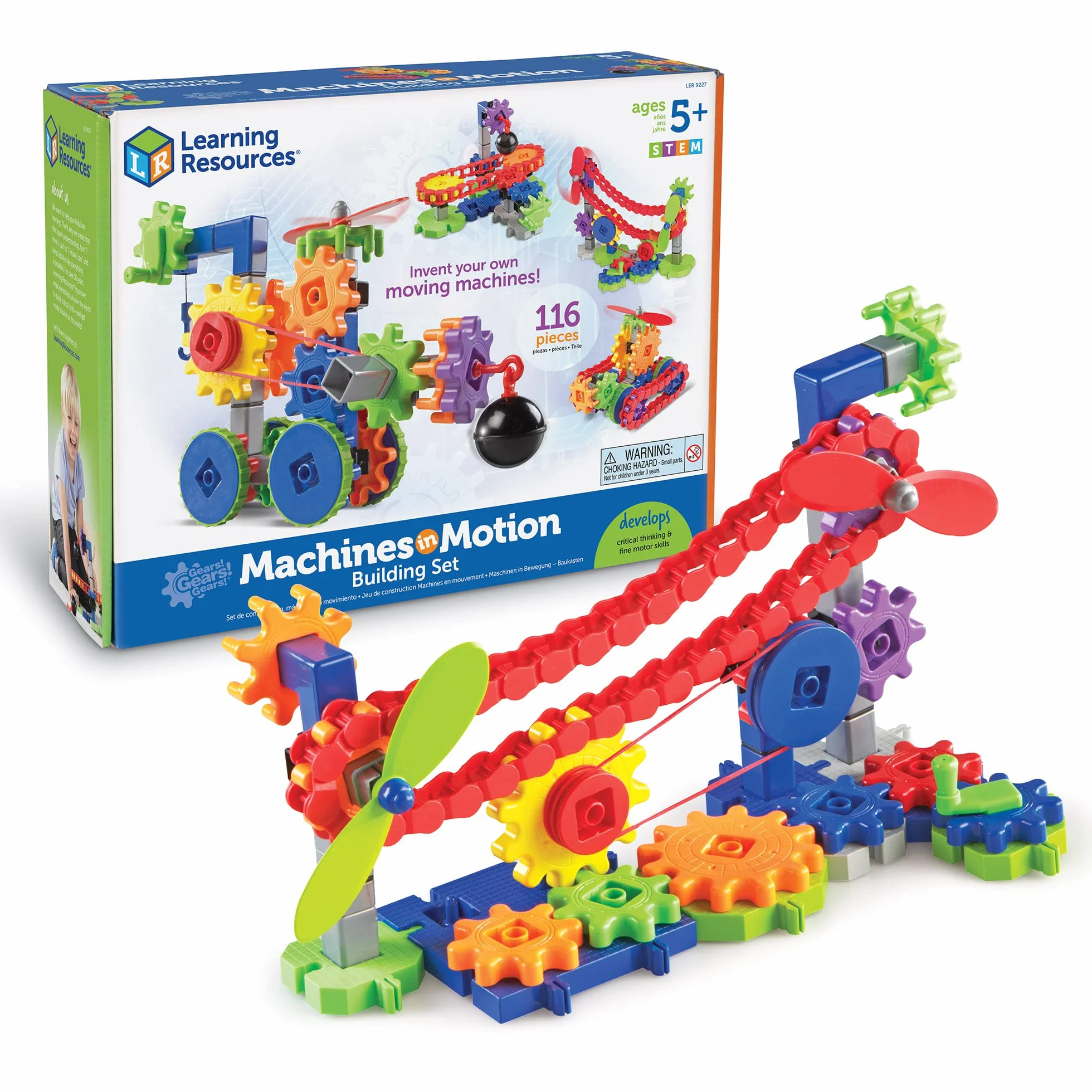 Learning Resources Gears Machines in Motion Playset