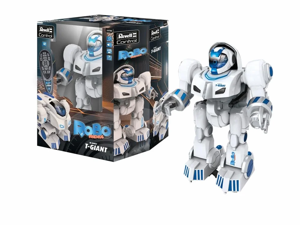Revell Control 24700 RC robot transformujący T-Giant I z funkcjami slajdów i transformacji I programowalny I z precyzyjną kontrolą podczerwieni I 45 cm wysokości