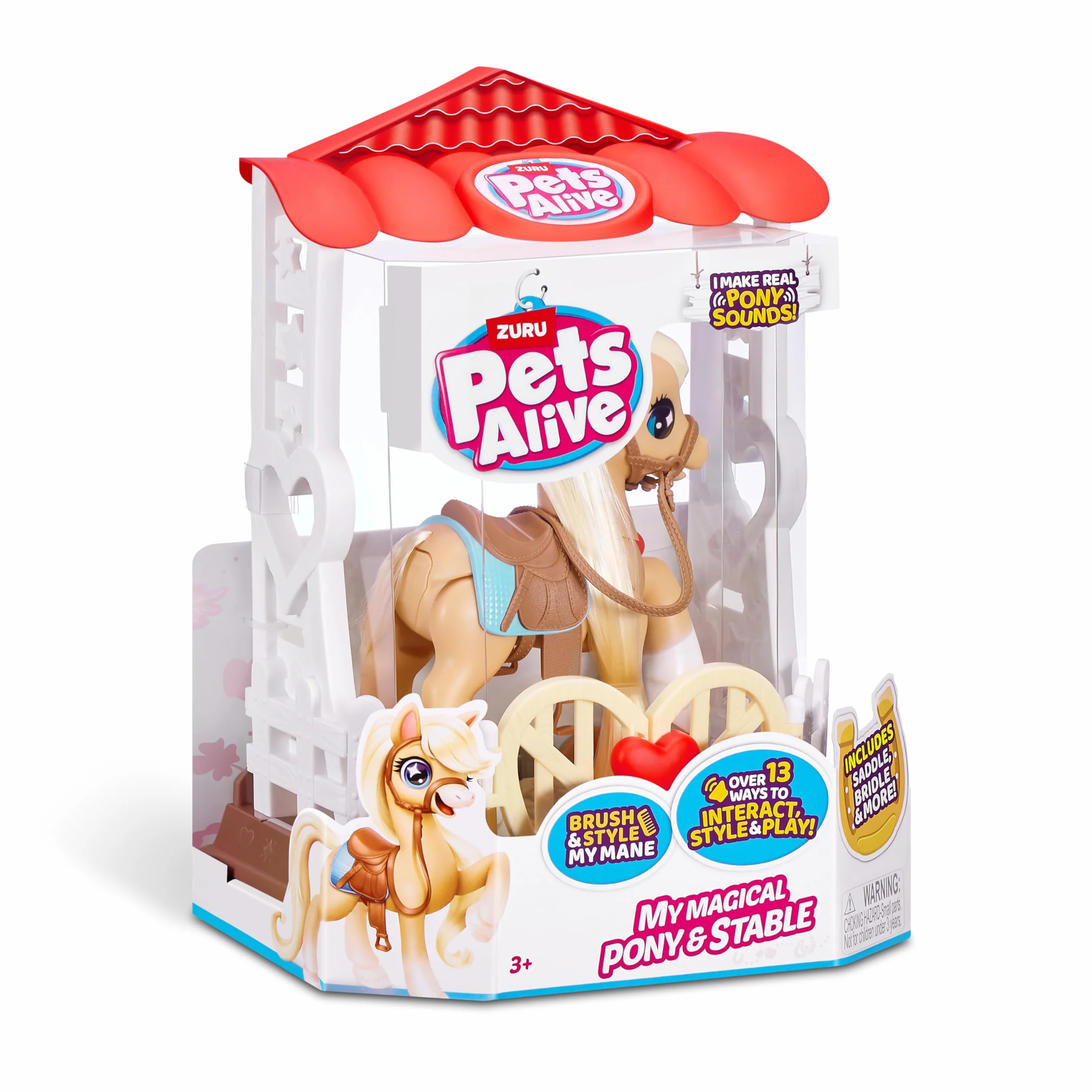 Pets Alive My Magical Pony i stabilny interaktywny robot zabawkowy zasilany baterią od ZURU