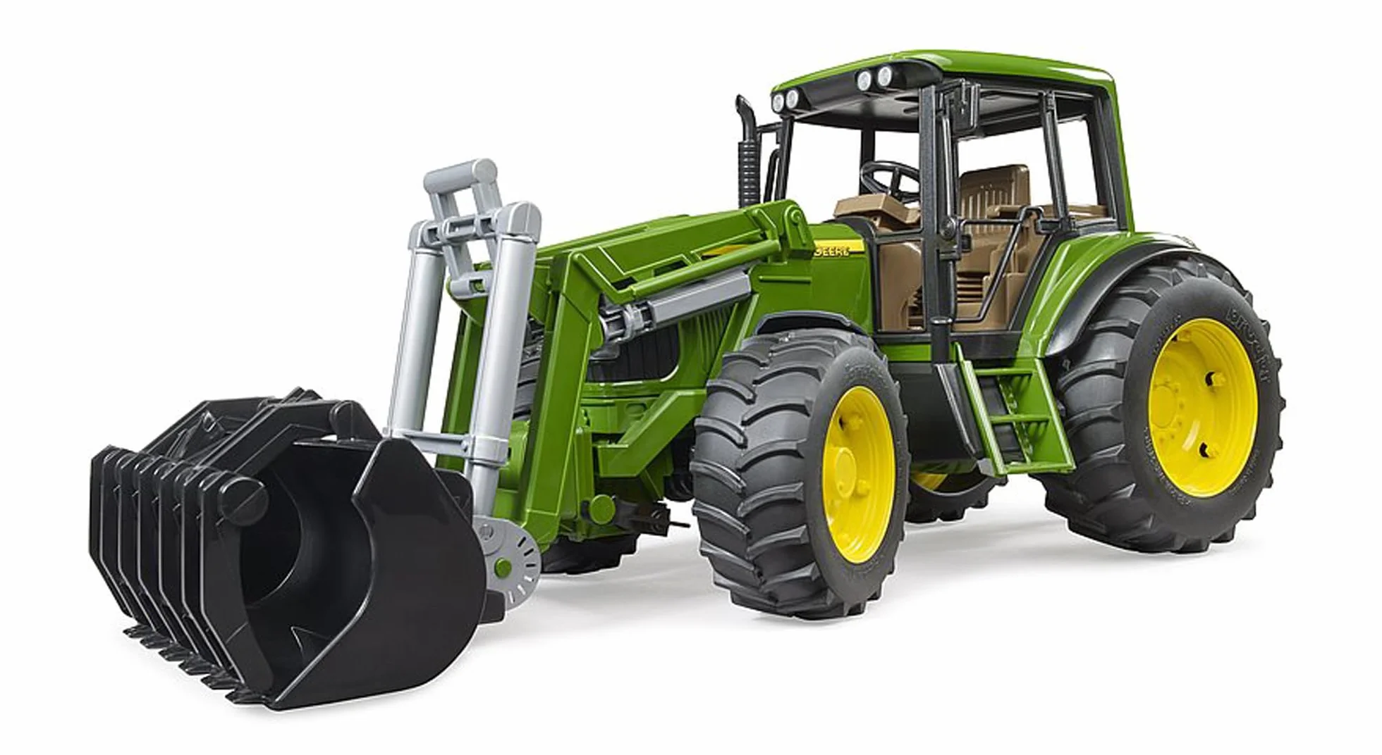 bruder 02052 - John Deere 6920 z ładowaczem czołowym - 1:16 Pojazd, traktor, buldog, farma, rolnictwo, prace polowe, maszyna, bworld, zabawki