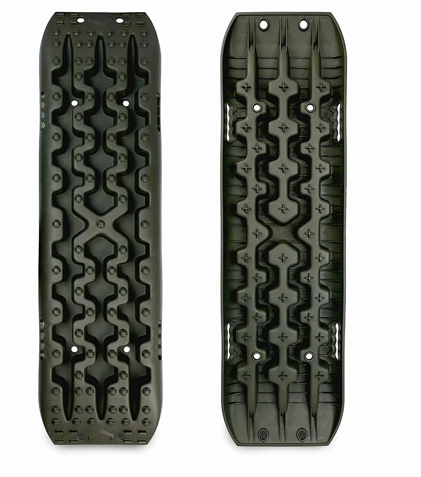 Wytrzymałe rampy terenowe 4x4 do odzyskiwania trakcji, deski trakcyjne do piasku i śniegu 105 x 30 cm