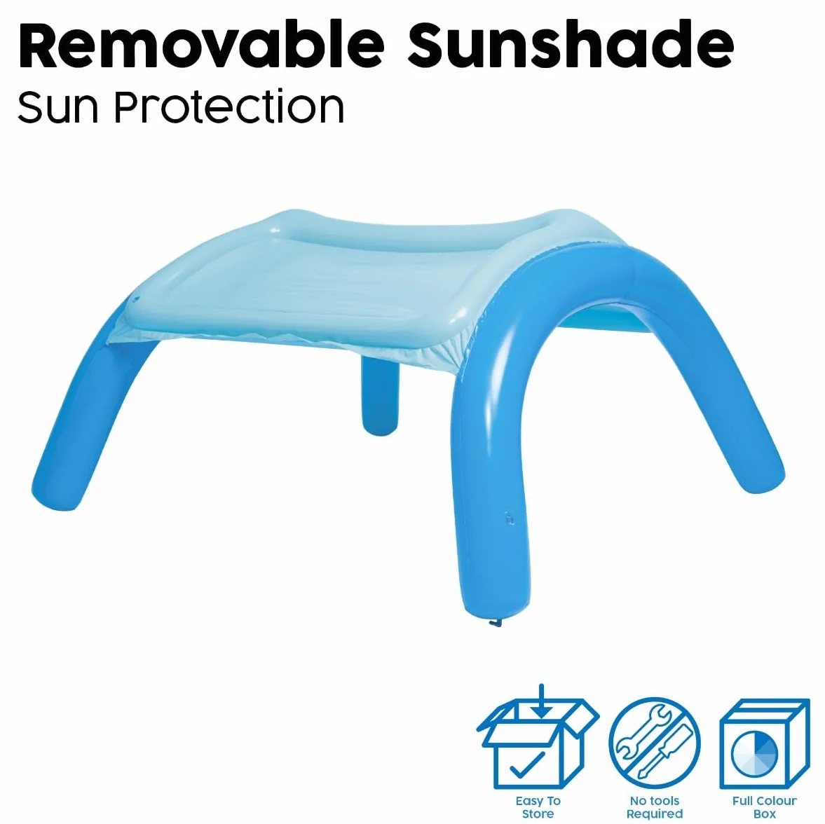 Bestway 1052192Xxx21 55" X 55" X 45"/1.40M X 1.40M X 1.14M Canopy Play Pool