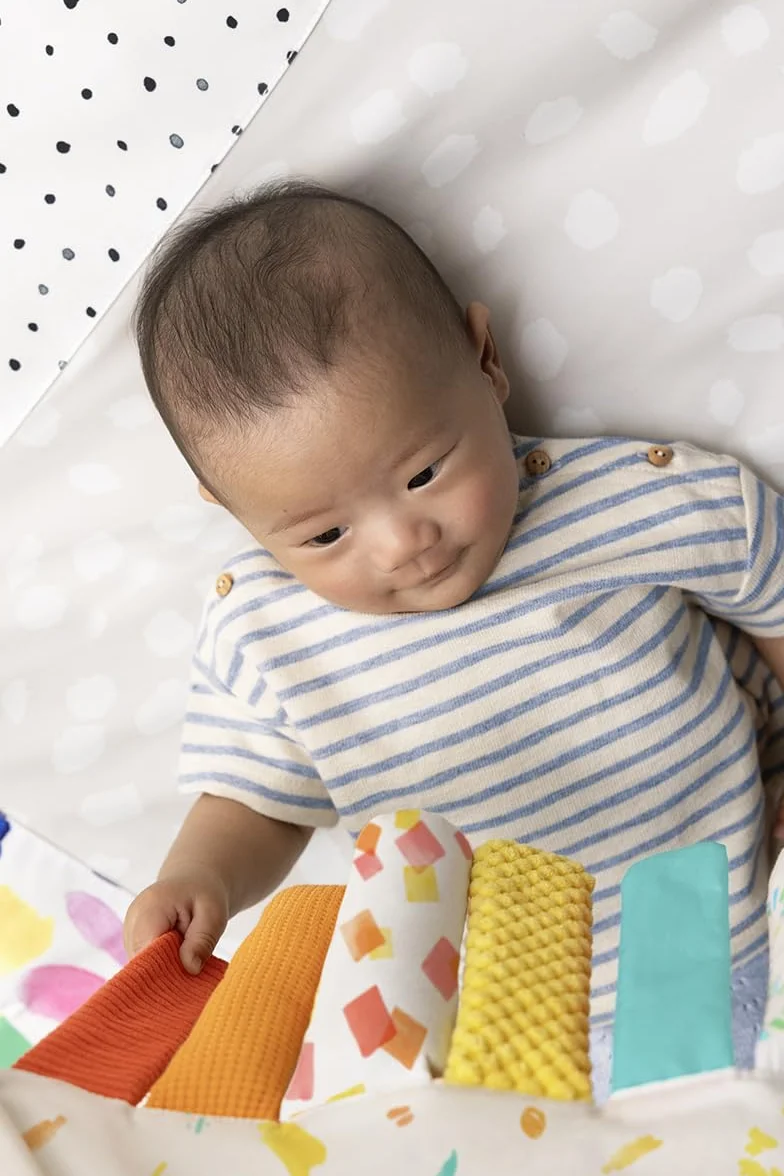 LOVEVERY | The Sensory Strands | The Perfect Play Gym Add On, Sensory Montessori Toy, Infant Learning Sensory Baby Toys for Newborn, Ages 0-12 months