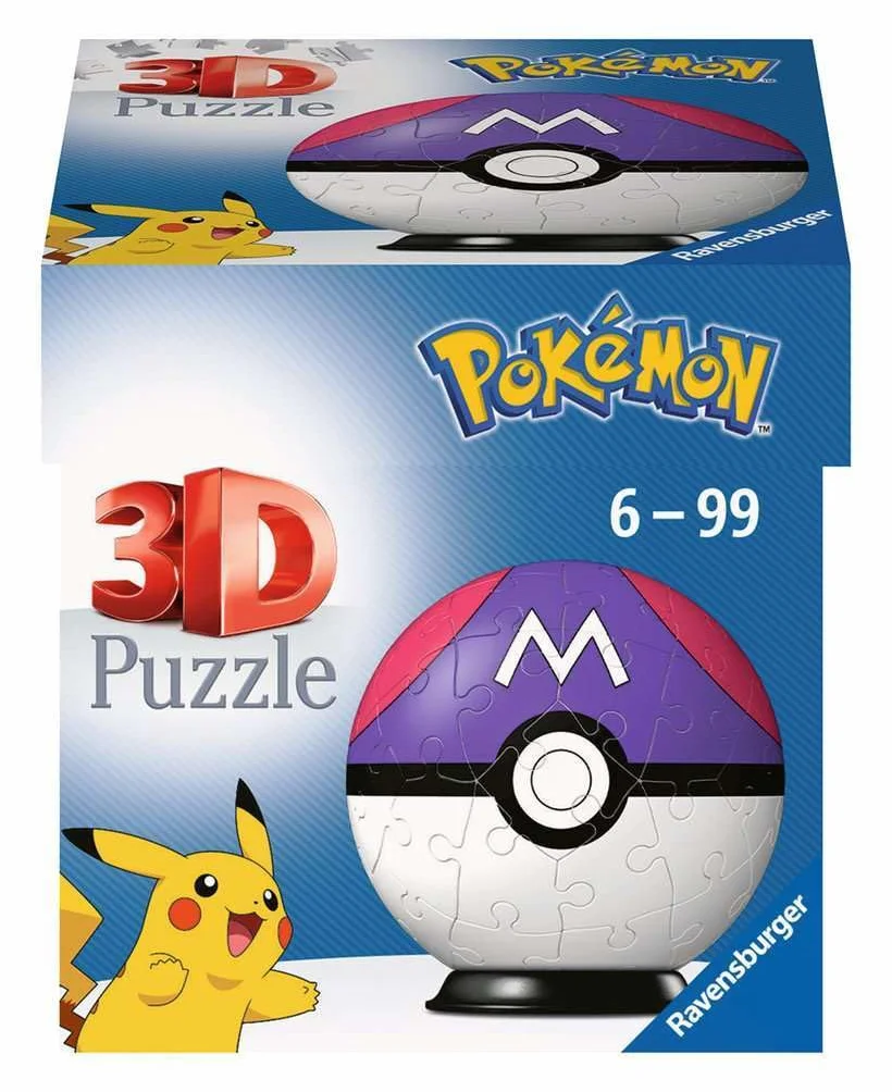 Puzzle 3D Kula: Pokemon Master Ball