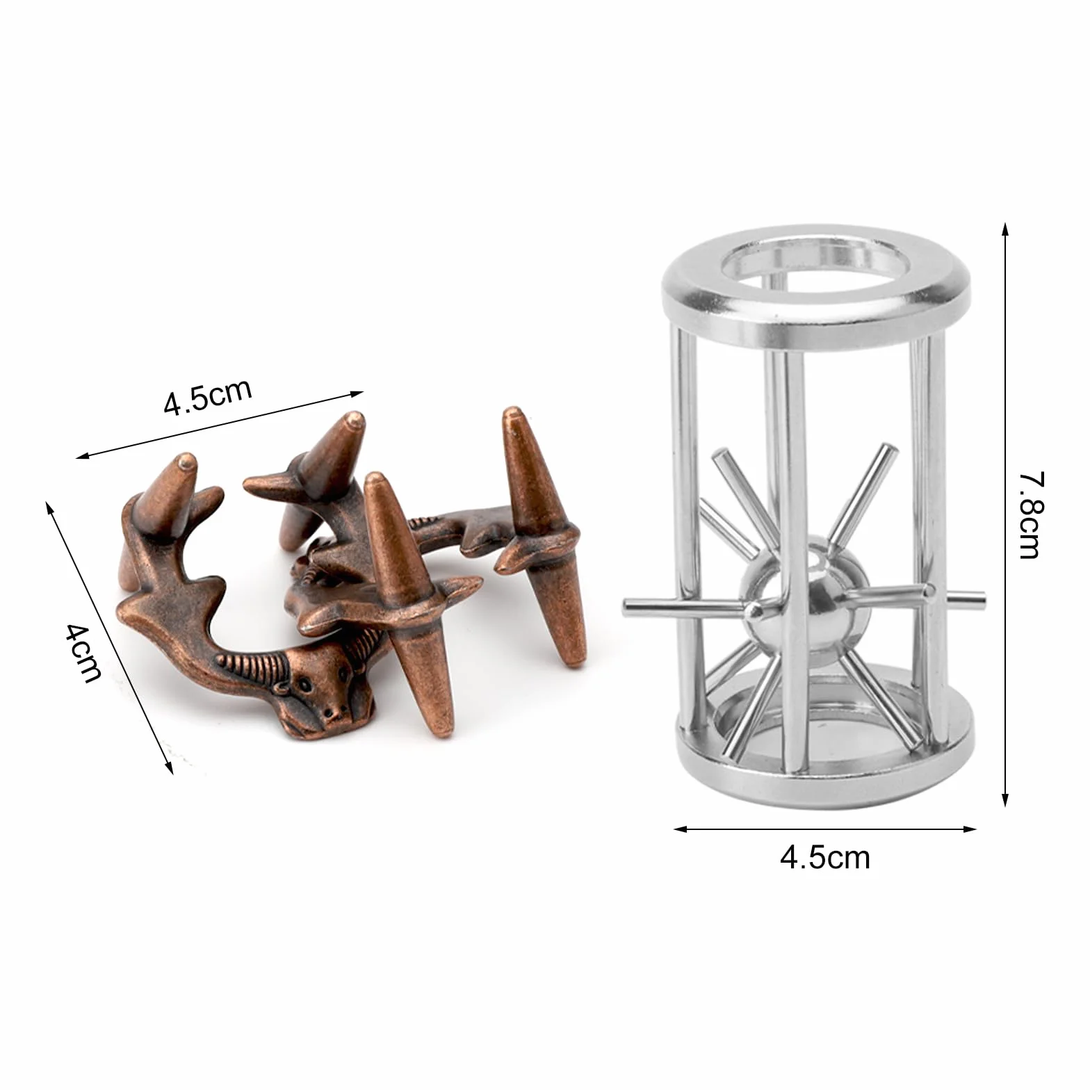 HENGBIRD 9 sztuk metalowych puzzli, metalowe puzzle, gra cierpliwości, IQ, gry cierpliwości, metalowe puzzle, gra zręcznościowa, zestaw prezentowy dla dorosłych, młodzieży
