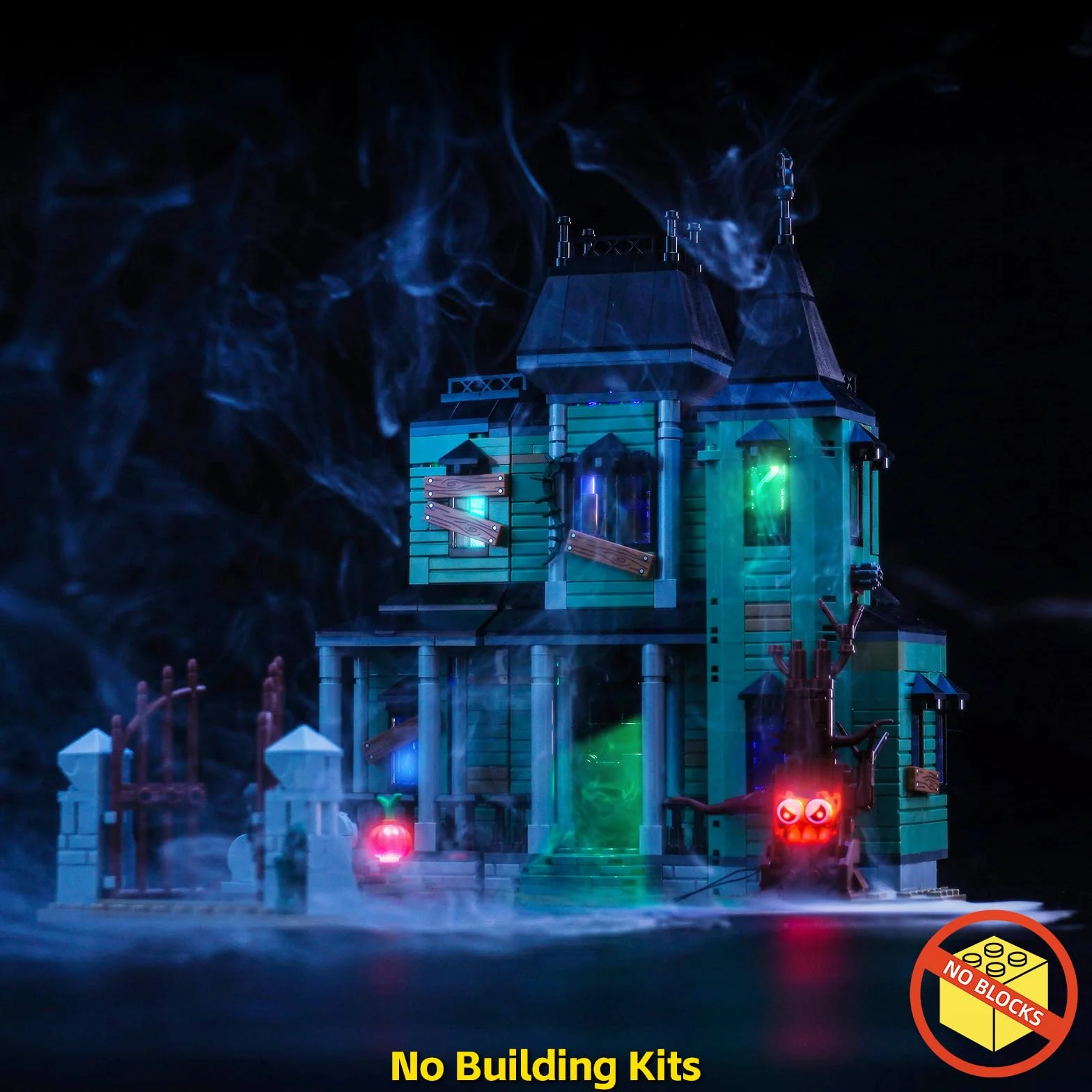 Zestaw oświetleniowy LED, kompatybilny z Lego 31167 Haunted Mansion (nie jest to model), zestaw do dekoracji kompatybilny z Lego Haunted Mansion Kreacyjne zabawki