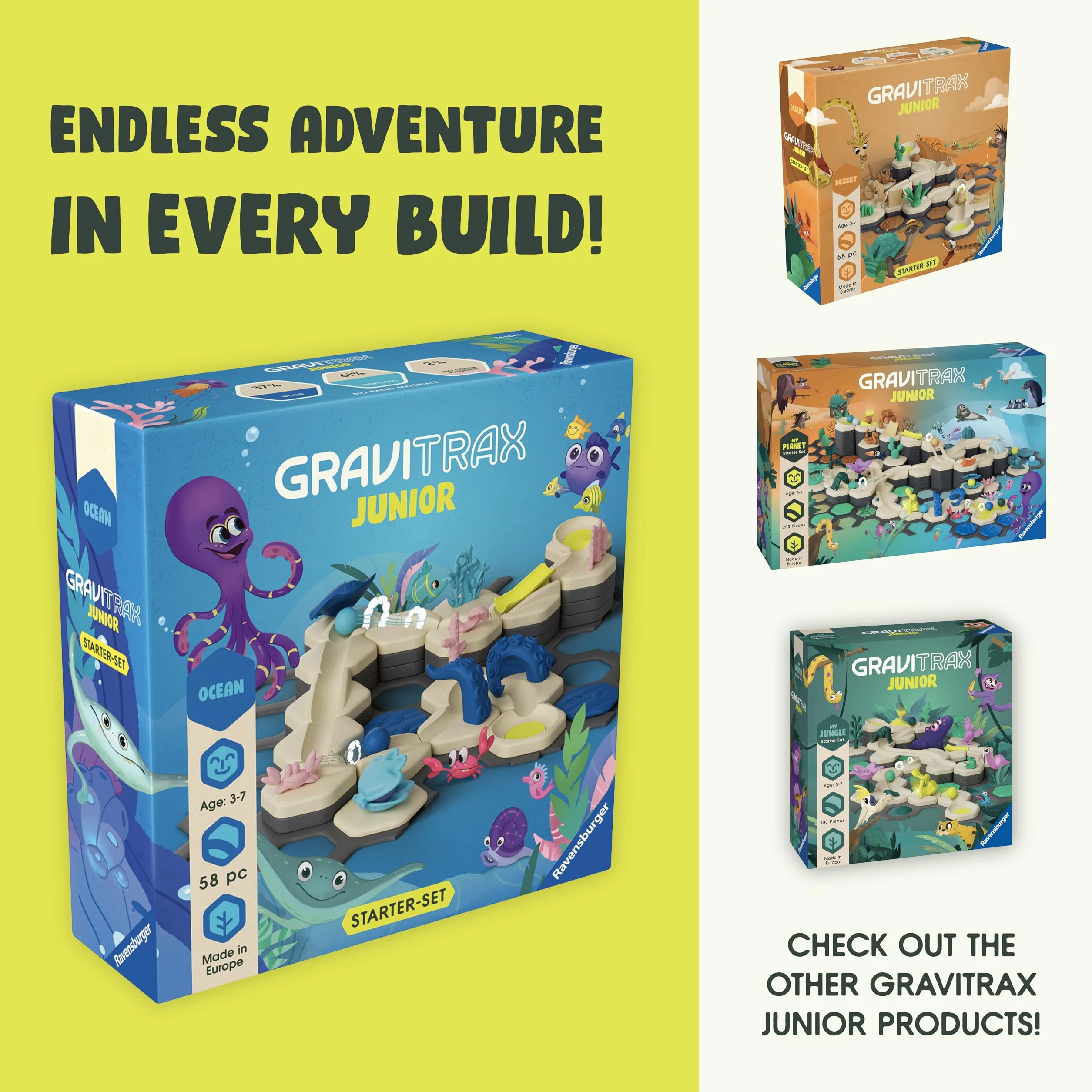 Ravensburger GraviTrax Junior Zestaw Startowy S Ocean