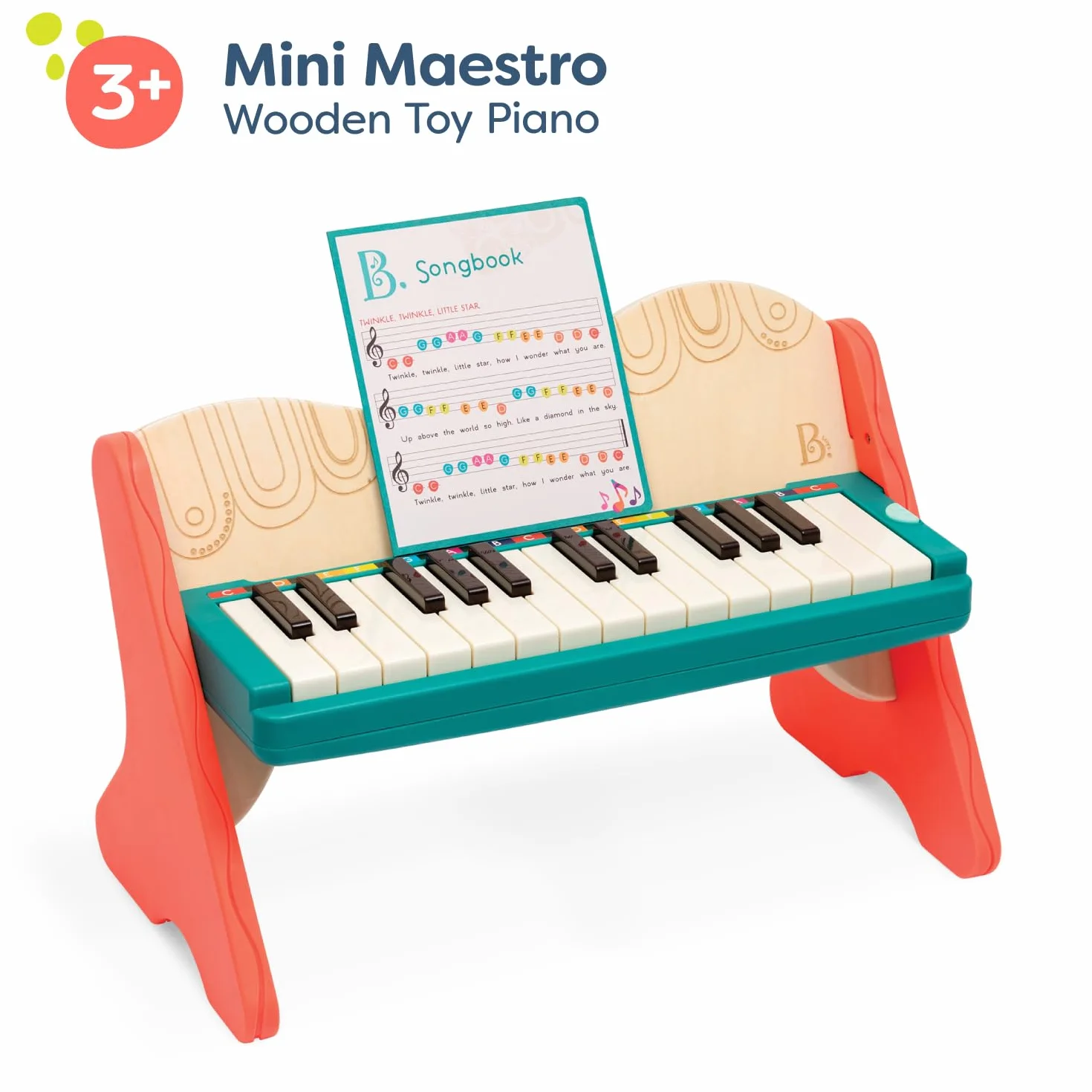 B. toys by Battat BX1819Z Drewniane pianino Mini Maestro - Od 3 lat
