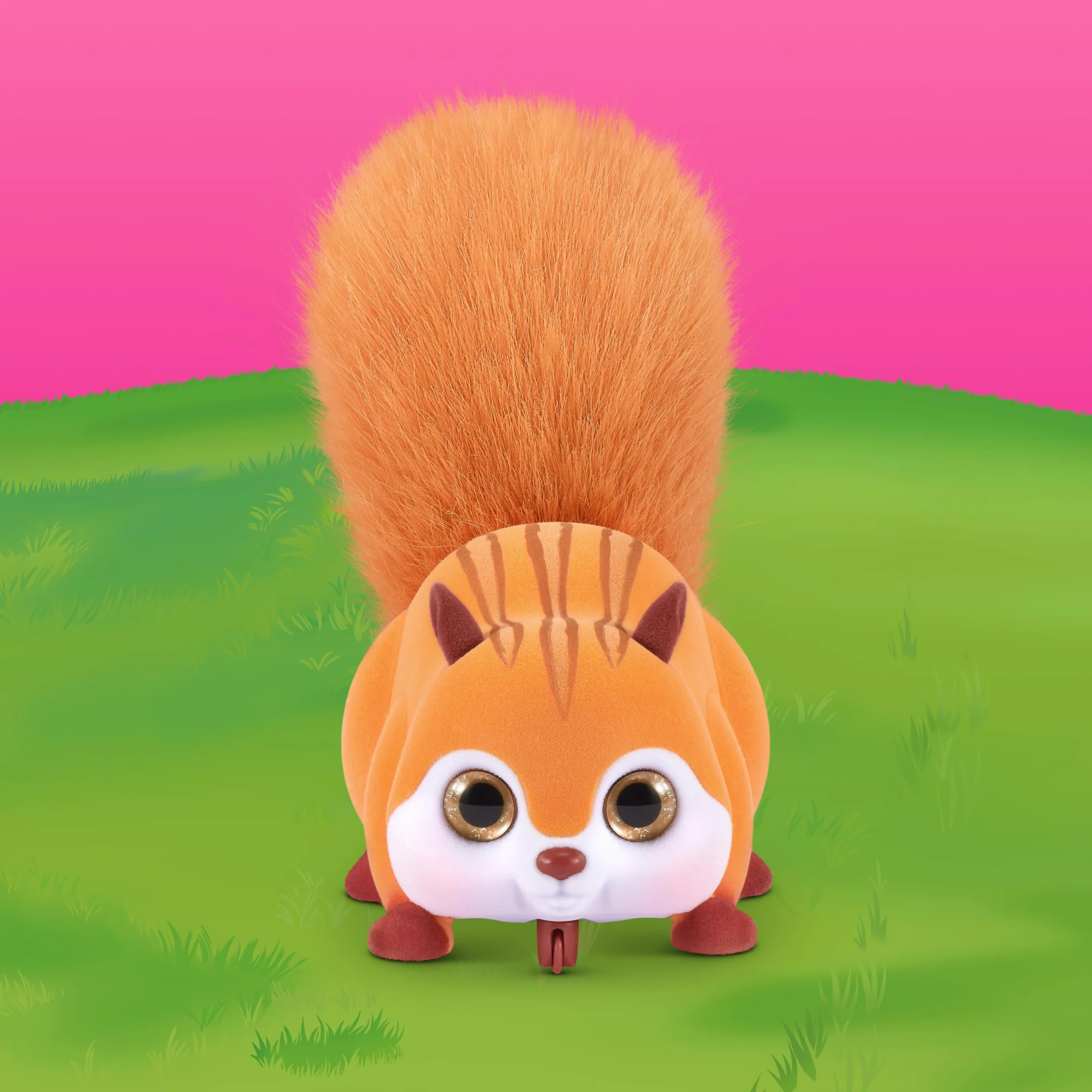 Pets Alive Scurry'n Squirrel (Orange) by ZURU interaktywna zabawka robotyczna, poruszająca się wiewiórka z realistycznymi mi i dźwiękami, od 3 lat i starszych, dla dzieci i niemowląt