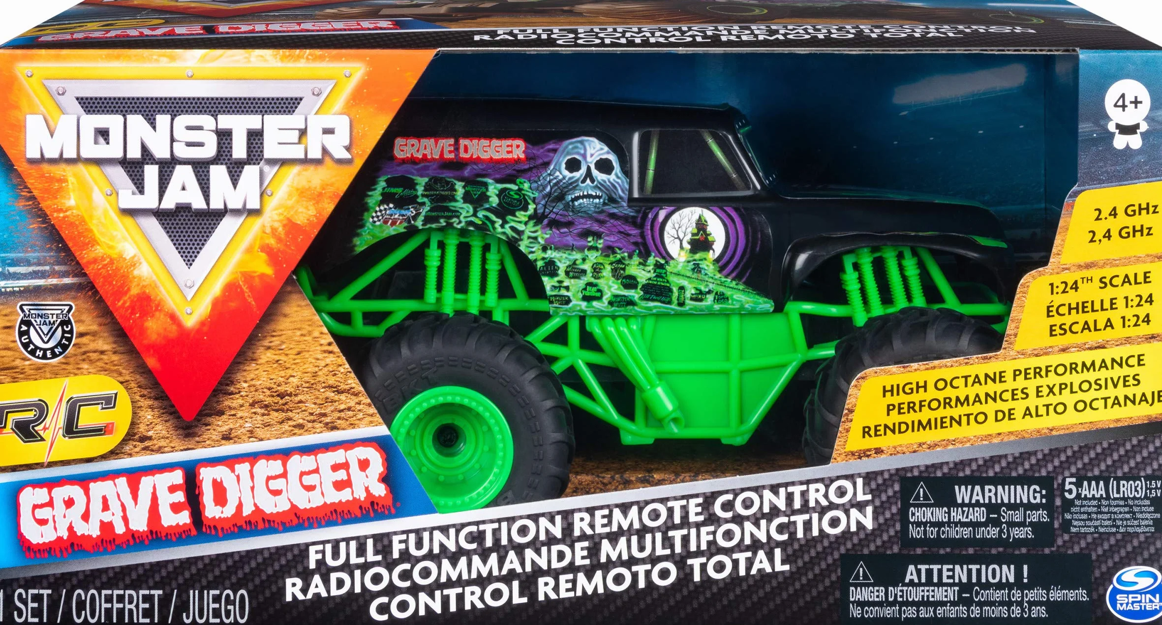 Monster Jam (1:24) Grave Digger RC