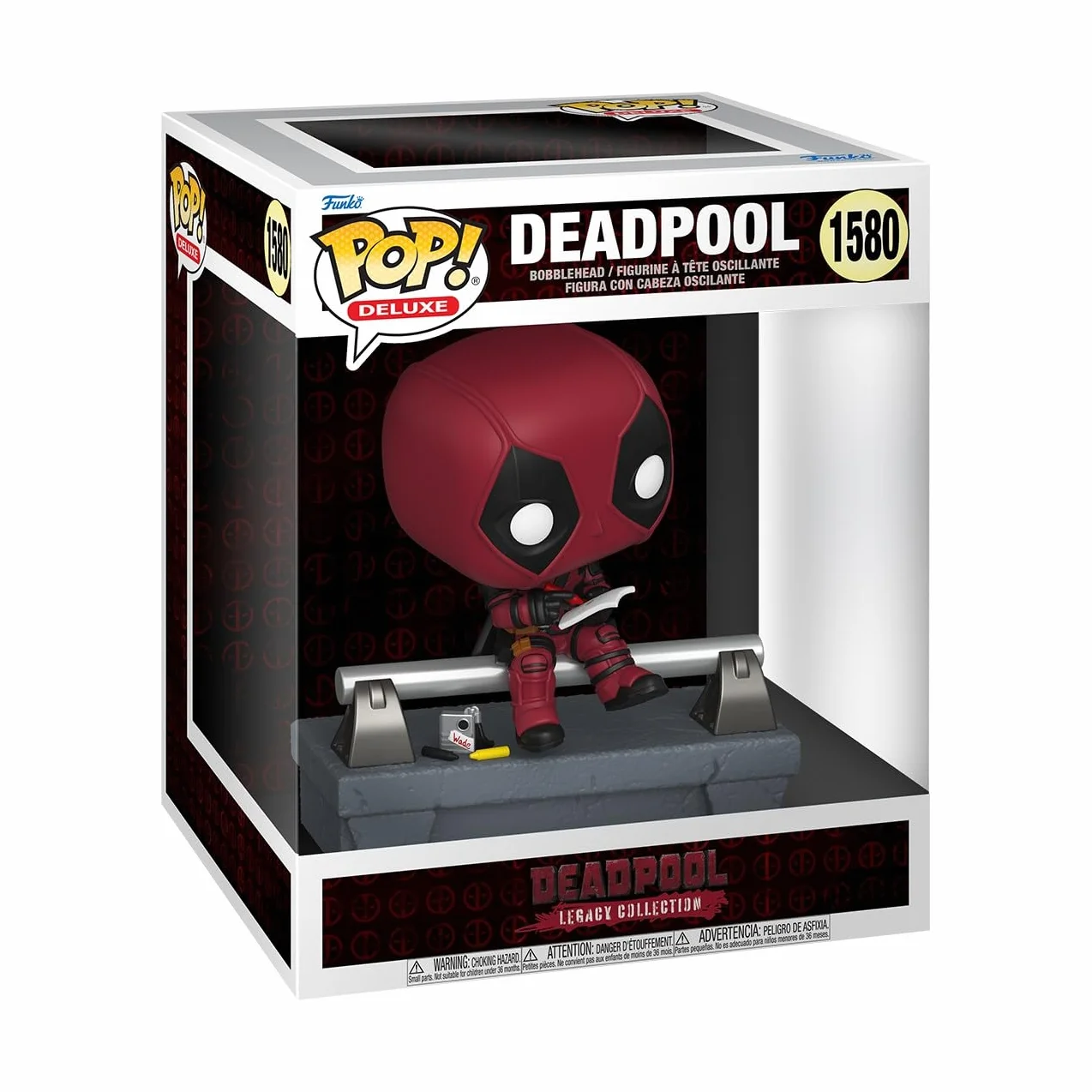 Funko Pop! Deluxe: Deadpool - Deadpool on Bridge - kolekcjonerska figurka winylowa - pomysł na prezent - oficjalny towar - zabawki dla dzieci i dorosłych - fani Marvela - figurka dla kolekcjonerów i
