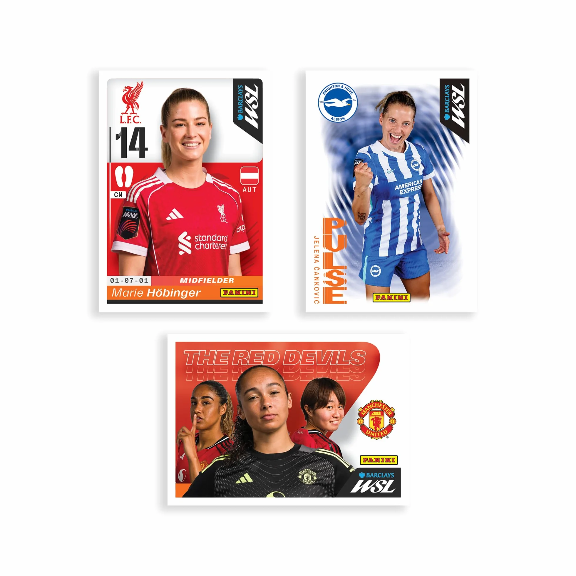 Panini Barclays Super League damska oficjalna kolekcja naklejek 2026 - opakowanie 50 sztuk