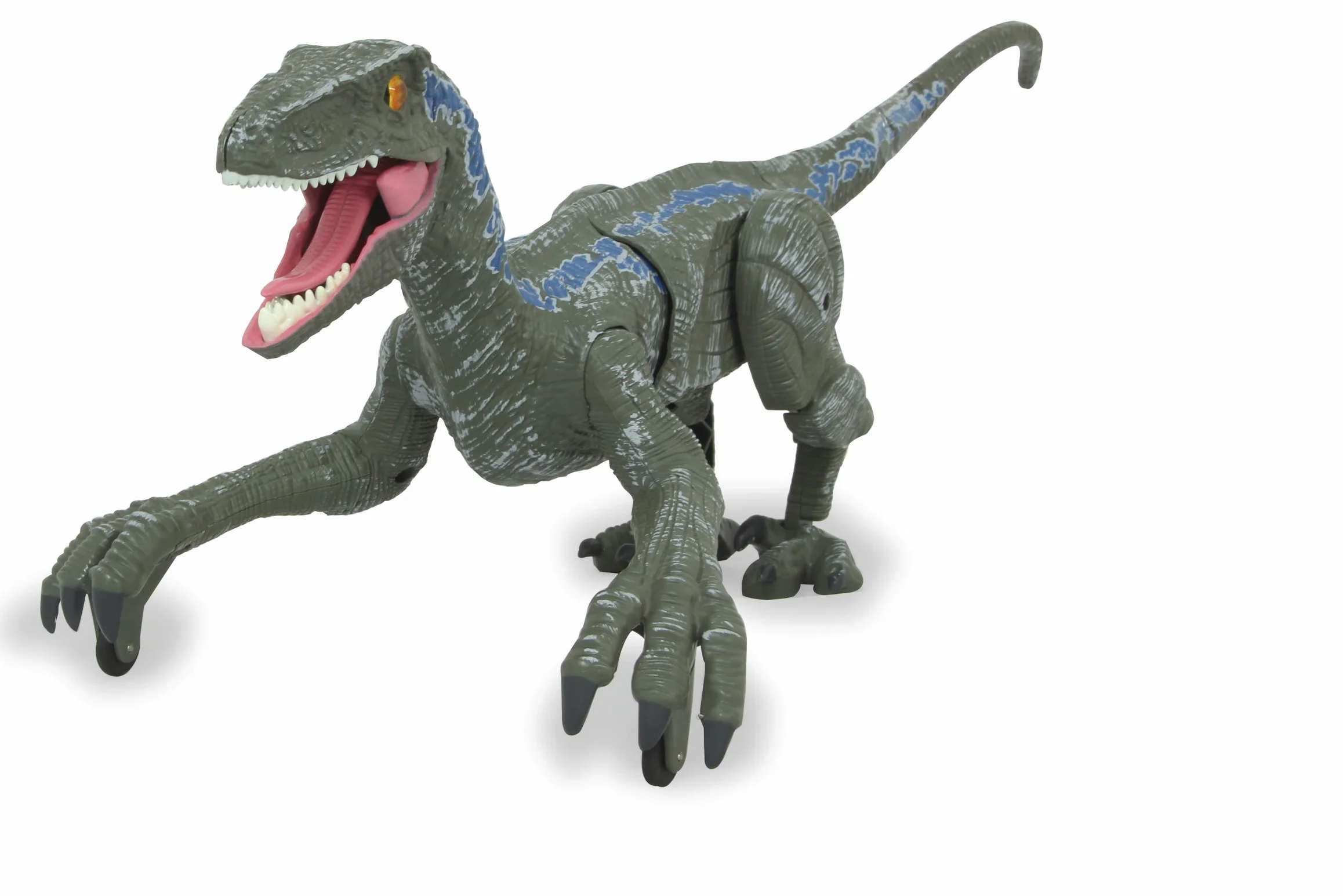 Jamara 410153 410153 dinozaur Velociraptor Li-Ion 3,7 V 2,4 GHz RC model funkcjonalny dla początkujących elektryczny, zielony