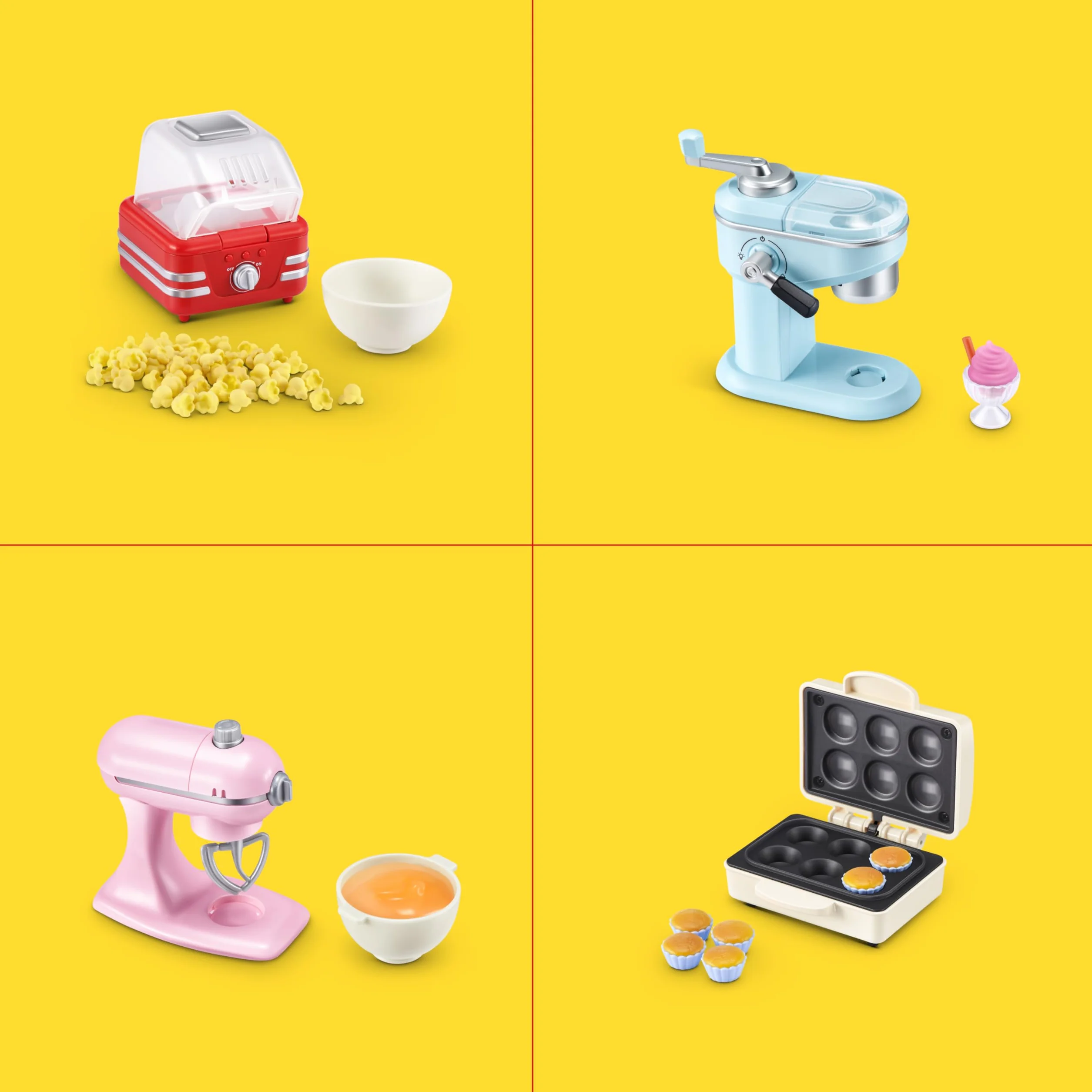 MINI BRANDS MAGICZNA SERIA KUCHENNA Z 1 KUCHNĄ KUCHNĄ KUBEKĄ - KOSTKA