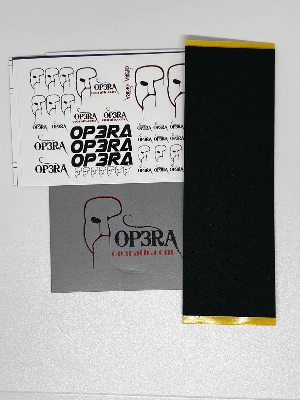 Pro Podstrunnica Set up (kompletna) Op3ra V1-34 * 96 mm 5 warstw klon drewno pokładowe -średni wklęsłe średni kopniak -druk UV grafika - czerwone bloki