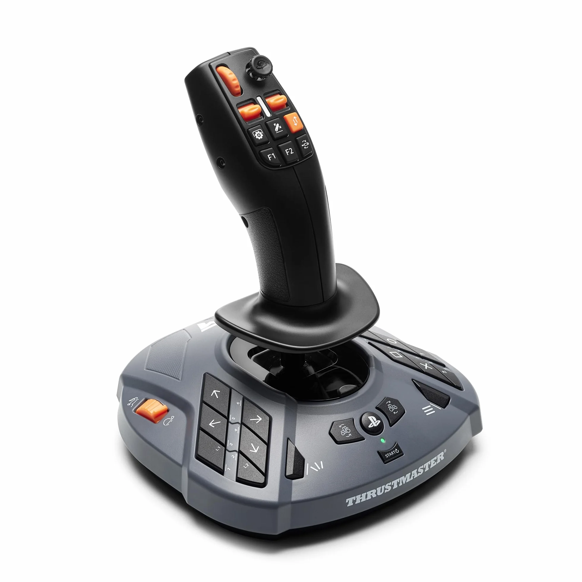 Thrustmaster SimTask FarmStick – Joystick Rolniczy do Symulatora Farmy i Maszyn Budowlanych – 33 Przyciski Akcji, Precyzja H.E.A.R.T – Kontroler do PC, PS5 i PS4 – Czarny