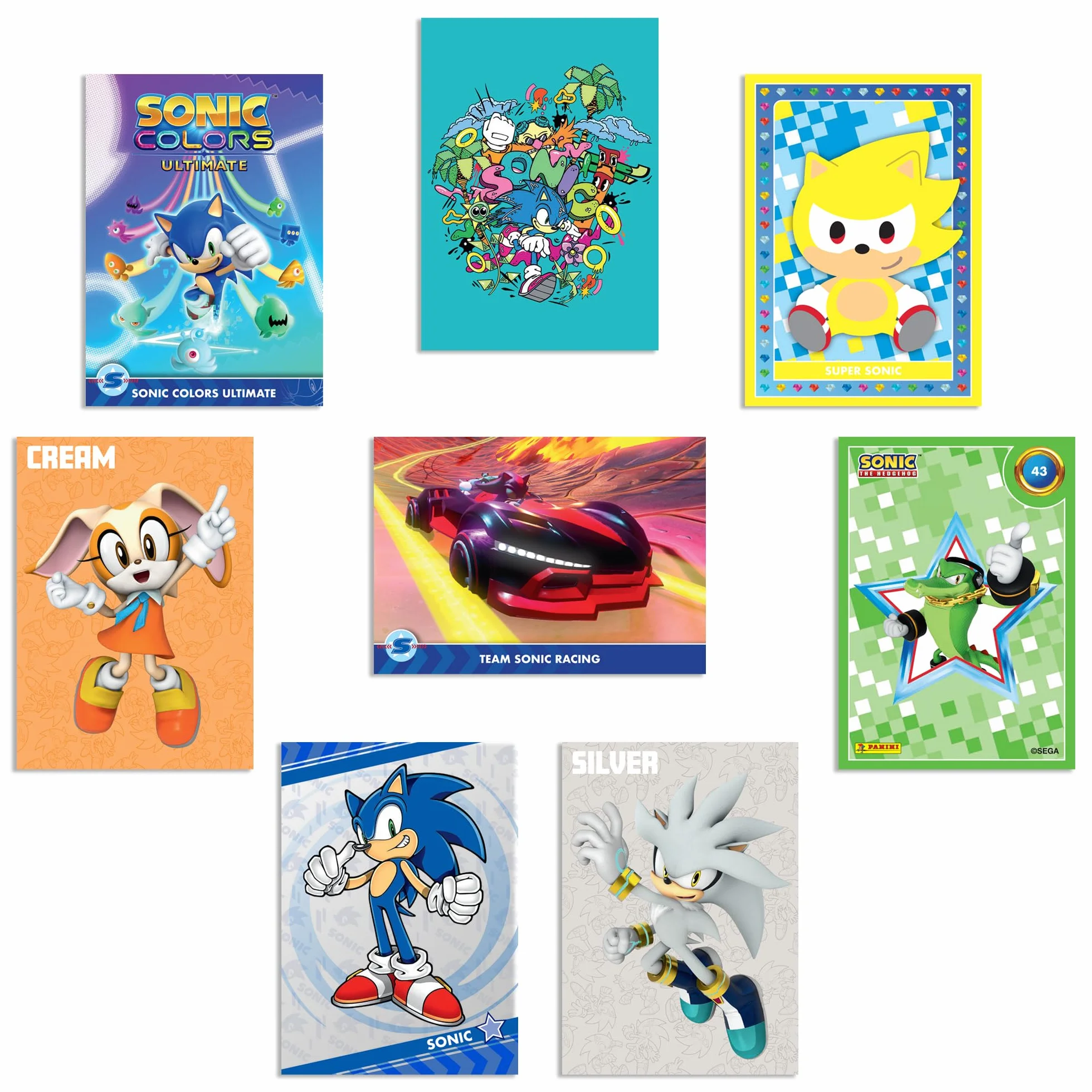Panini Sonic The Hedgehog Classic Cards Blister 3 kieszenie, 005010KBF3