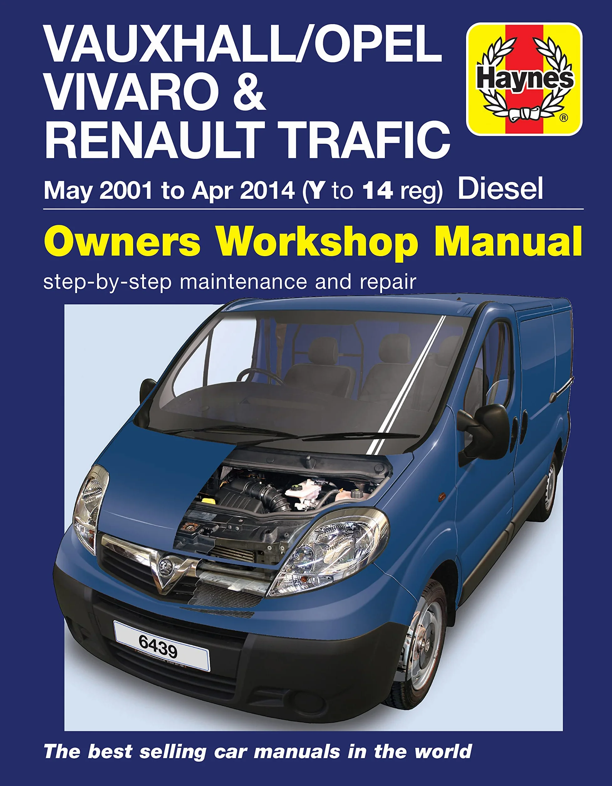 Vauxhall/Opel Vivaro & Renault Trafic Diesel (May '01 to Apr '14 (Y to 14 reg)
