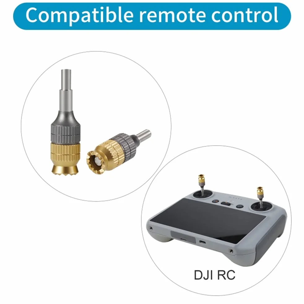 Kompatybilny z DJI RC/Mini 3 Pro Pilot Rozszerzony Joystick CNC Aluminiowy drążek kciukowy do akcesoriów do dronów