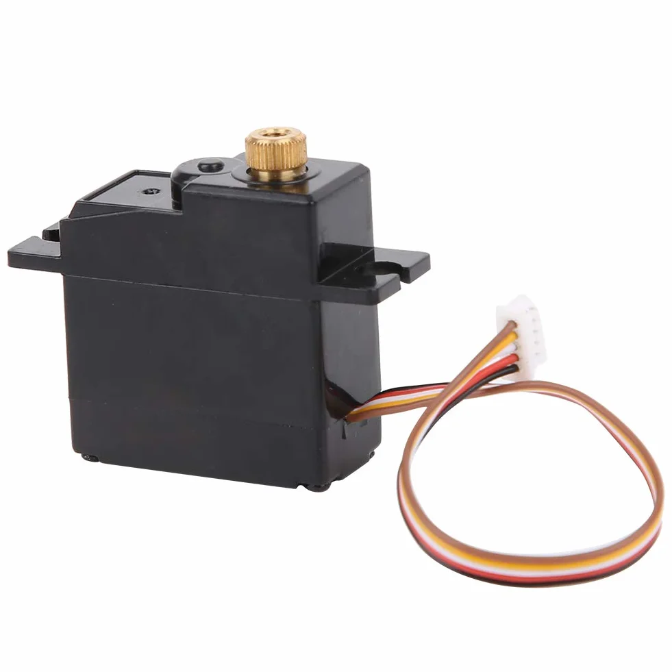 VGEBY Rc Servo, Rc Servo Motor High Torquer Servo metalowa przekładnia Upgrade części zamienne akcesoria pasują do A949/A959 1/18 Rc Car Wltoys 144001 Servo