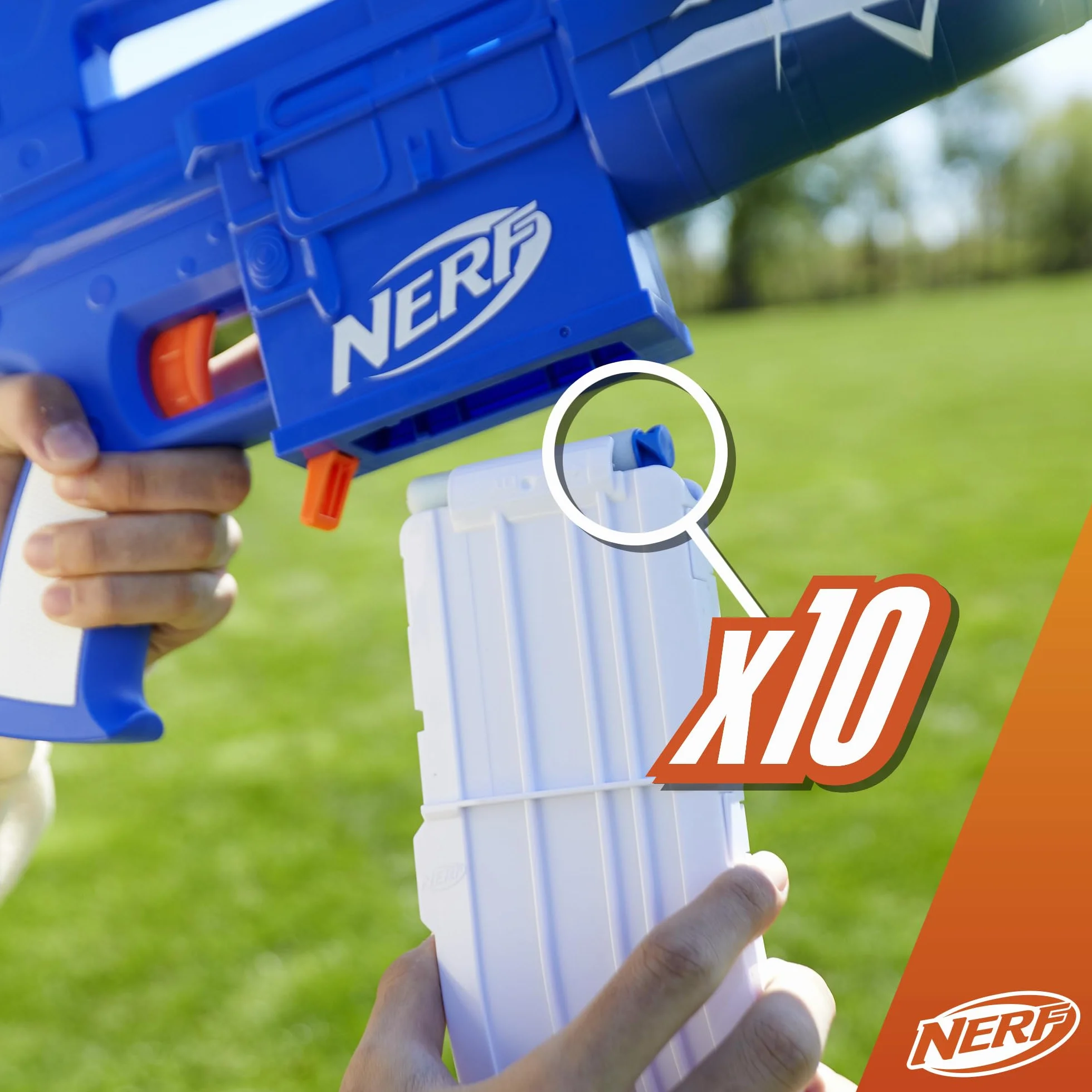 NERF Wyrzutnia strzałek Nerf Fortnite Blue Shock