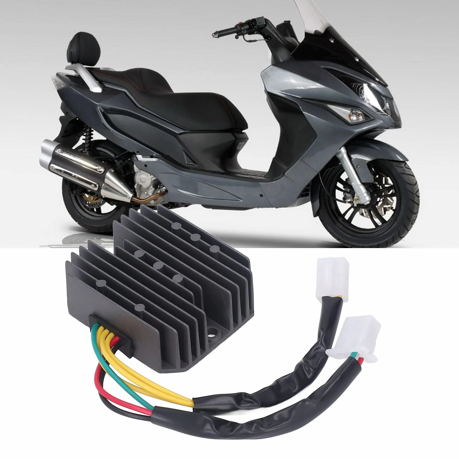 Regulator Napięcia Prostownik 12V Regulator Napięcia Motocykla Prostownik TGB 552803 Zamiennik ze Stopu Aluminium dla Daelim X-Motion 125