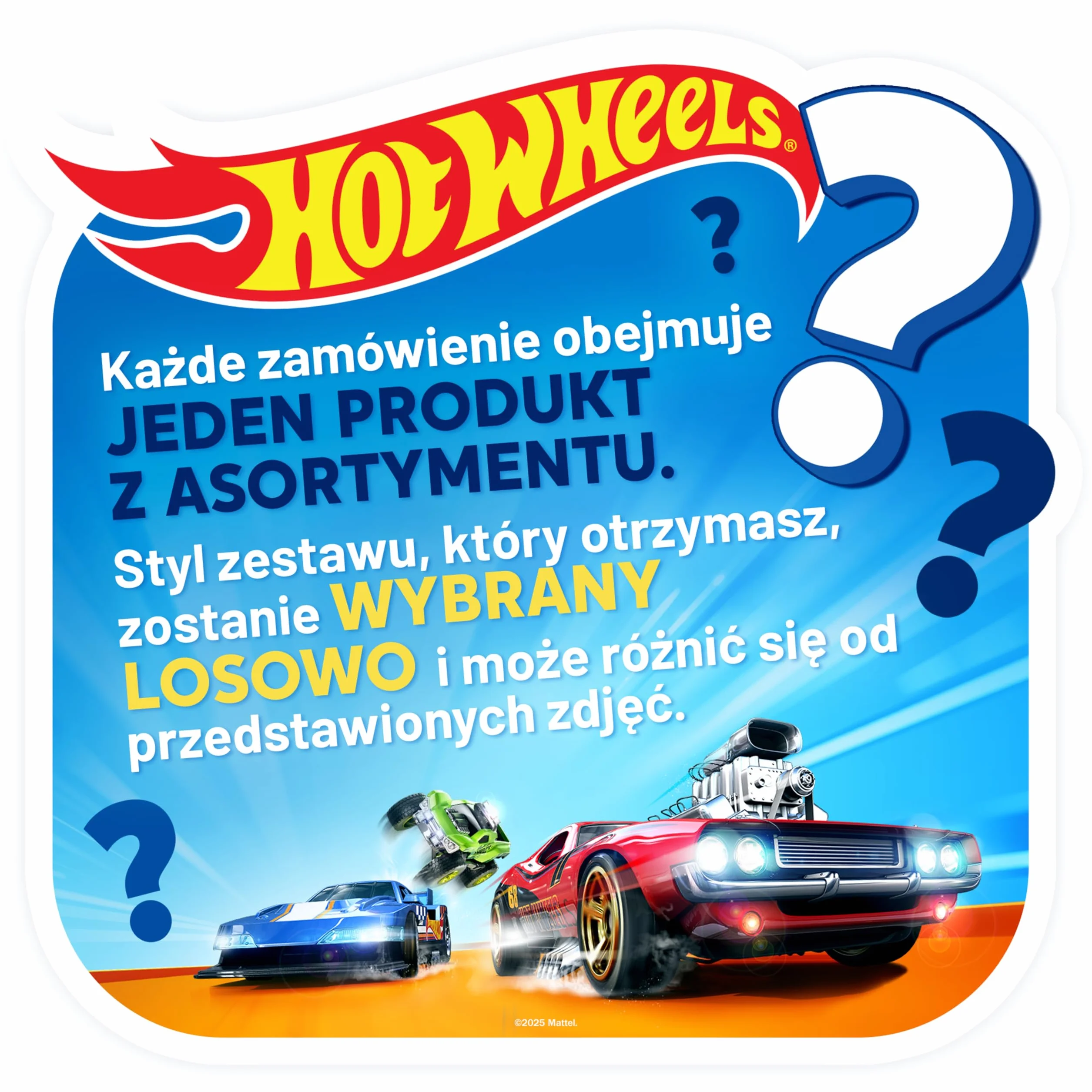 Hot Wheels Monster Trucks 2-pak, zestaw 2 zabawkowych pojazdów w skali 1:64, dla dzieci i kolekcjonerów (style mogą się różnić), FYJ64