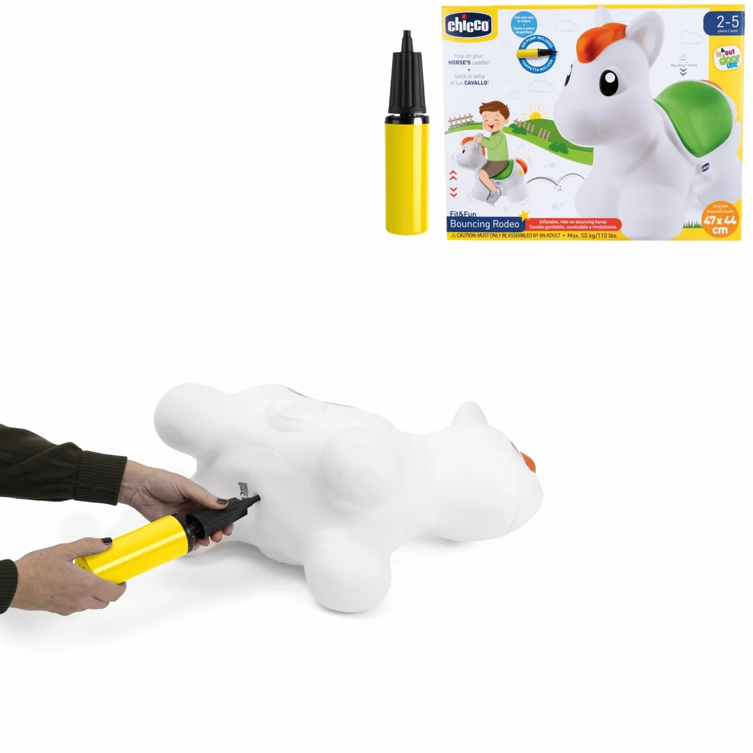Chicco - Nadmuchiwany jeździec, kolor, 1
