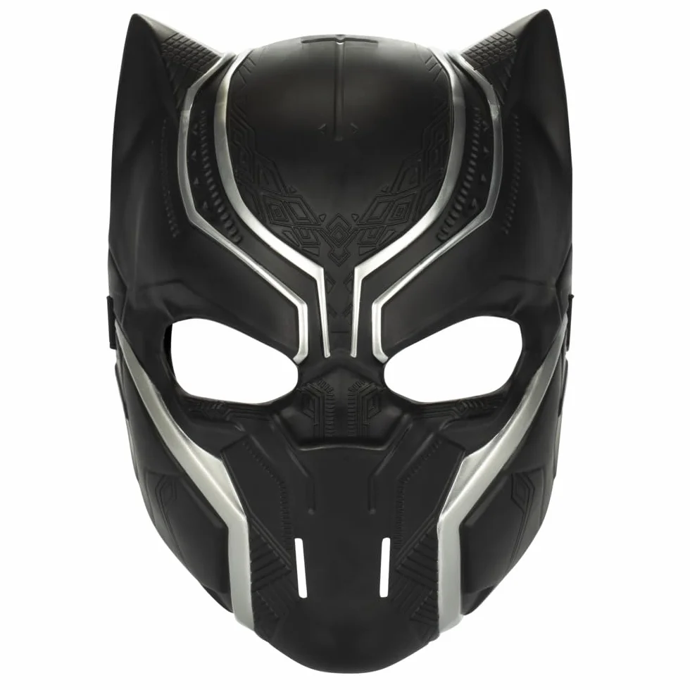 Marvel Avengers: Maska superbohatera Czarnej Pantery, klasyczny wygląd, inspirowana filmem Avengers: Koniec gry, dla dzieci w wieku od 5 lat